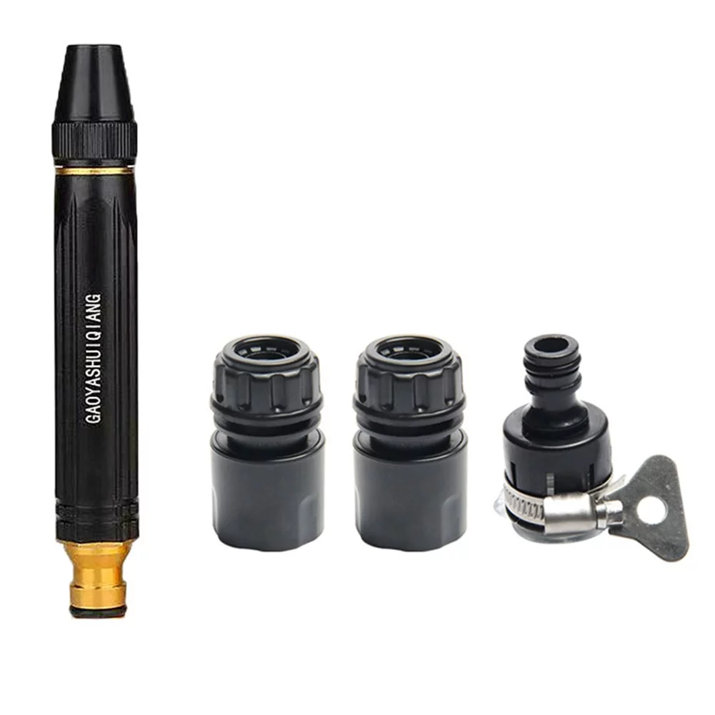 High-Pressure Car Wash Flushing Sprinkler Garden Hose Tap Water Booster Nozzle