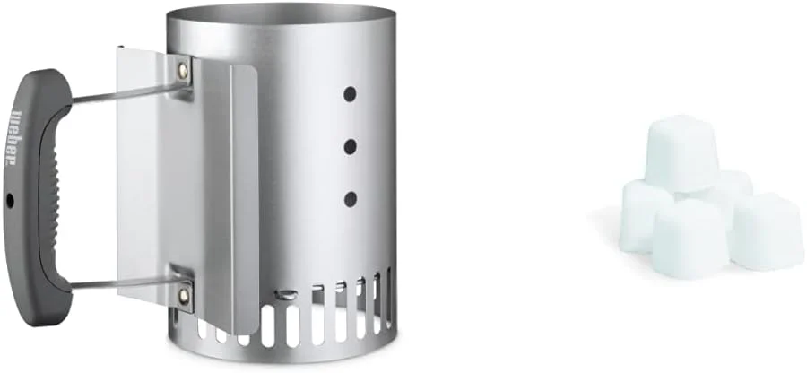Weber Rapidfire Chimney Starter, Standard, Silver