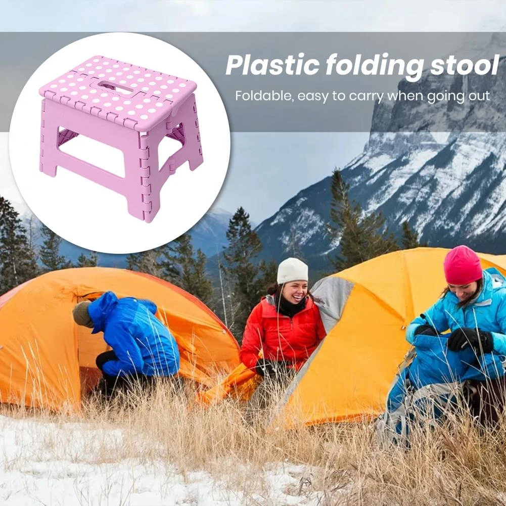 Folding Step Stool Good Load-bearing Camping Chair Beach Picnic Chair Travel Use Collapsible Stool Camping Supplies