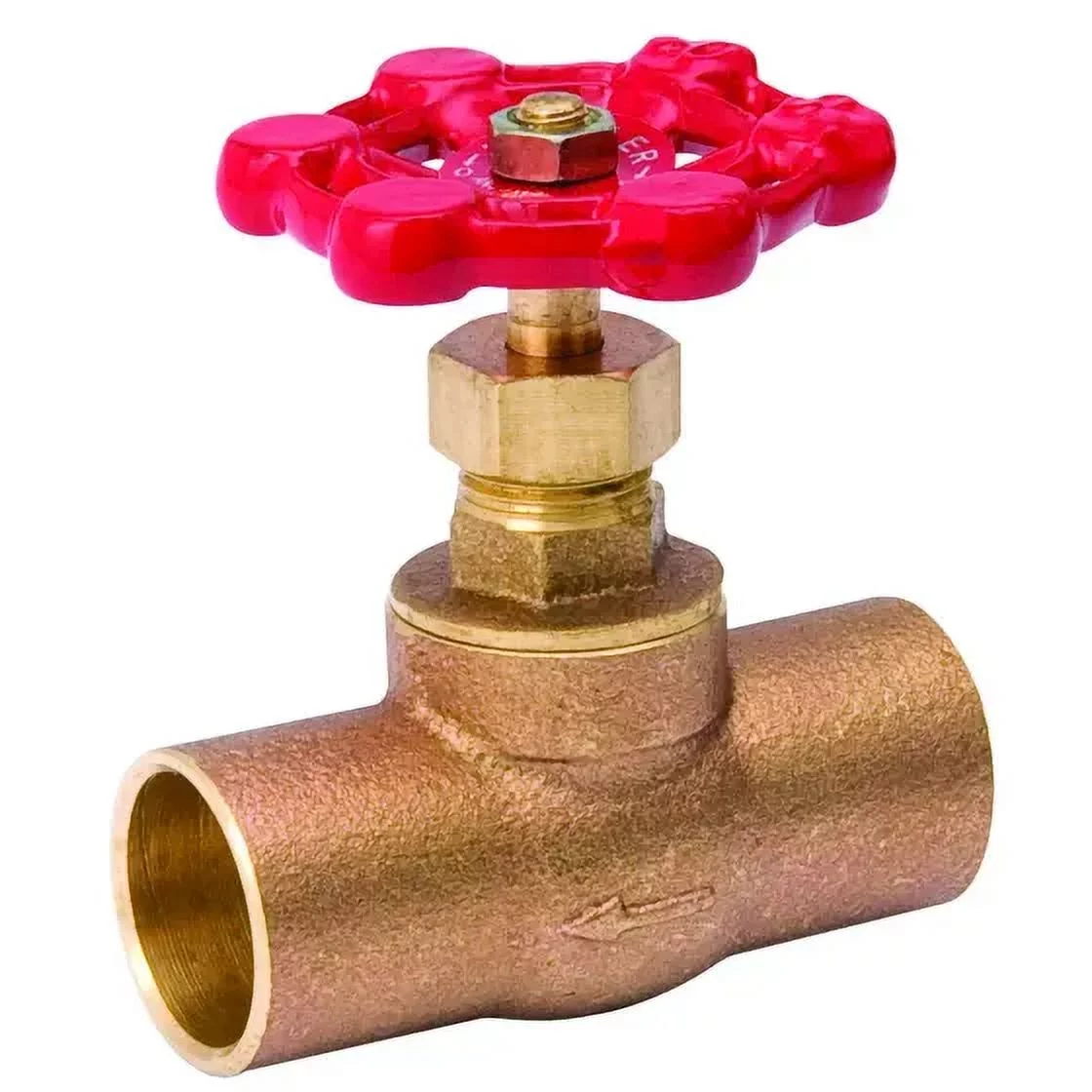 B&K Mueller 105-503NL Southland Stop Valve, 1/2 Inch Connection, Compression, 125 Psi Pressure, Brass Body