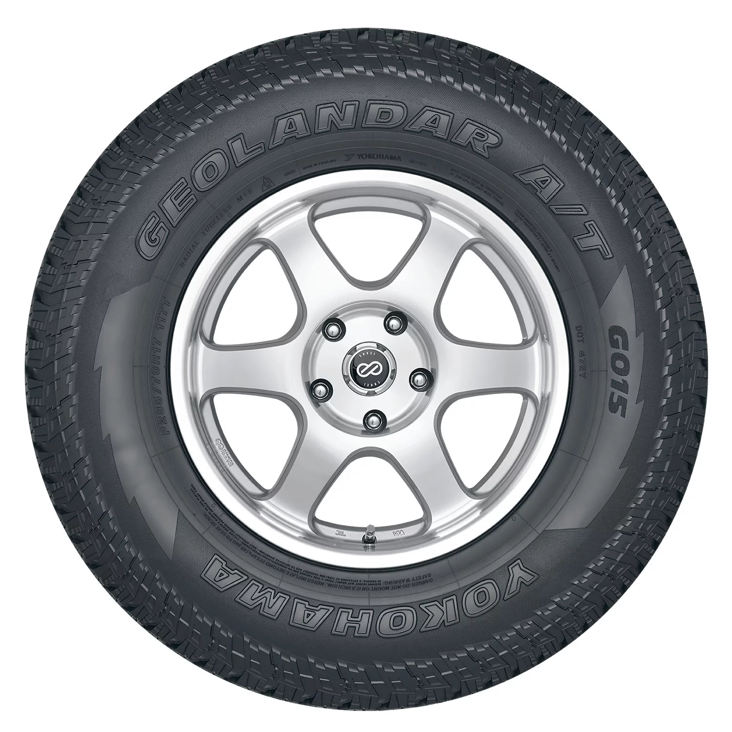 Set of 4 Yokohama Geolandar AT G015 LT35X12.50R18 123R E Tires