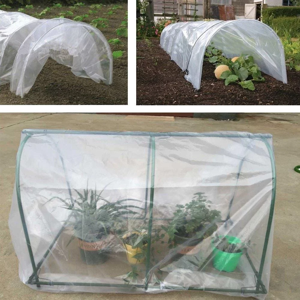 Agfabric 3.1Mil Plastic Covering Clear Greenhouse Film 12x16f 12x16ft