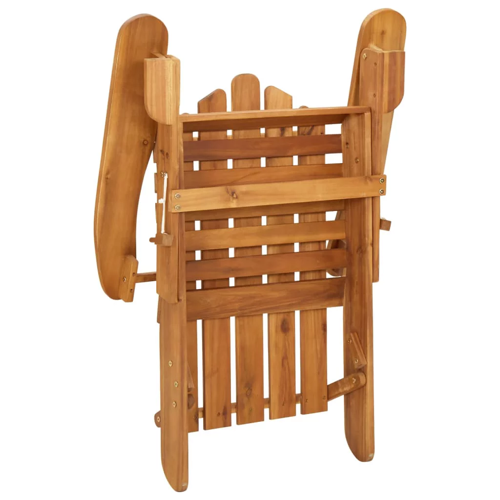 Suzicca Patio Adirondack Chair Solid Wood Acacia