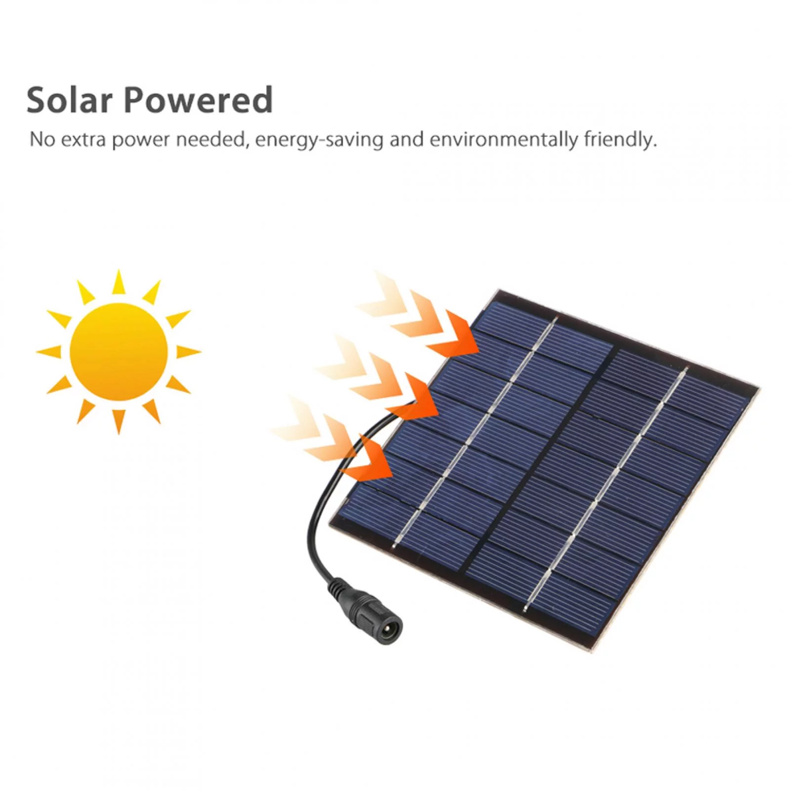 Uadme 1.4W Solar Powered Panel - Submersible Water Panel Fountain Pump Pond Pool Fountain Kit