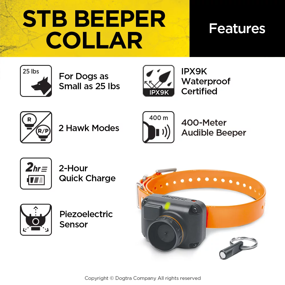 Dogtra STB BEEPER COLLAR Dog Training Collar Beeper Version for Upland Gun Dog