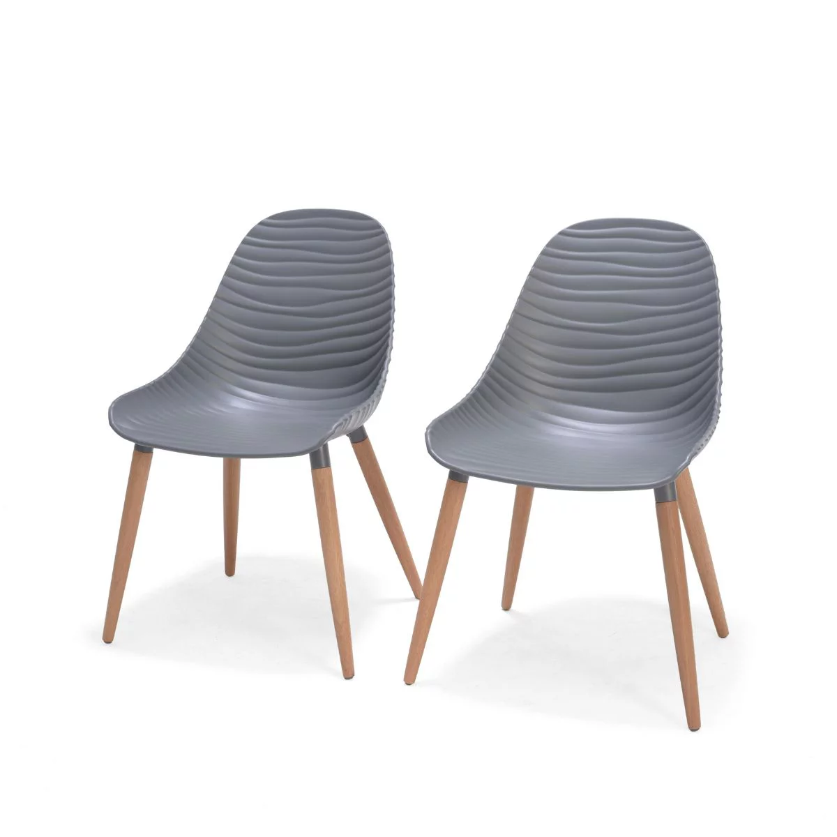 Amazonia Bolonia 2-piece, Recycled Resin & 100% FSC Certified Wood Teak Finish, Patio Chair Set