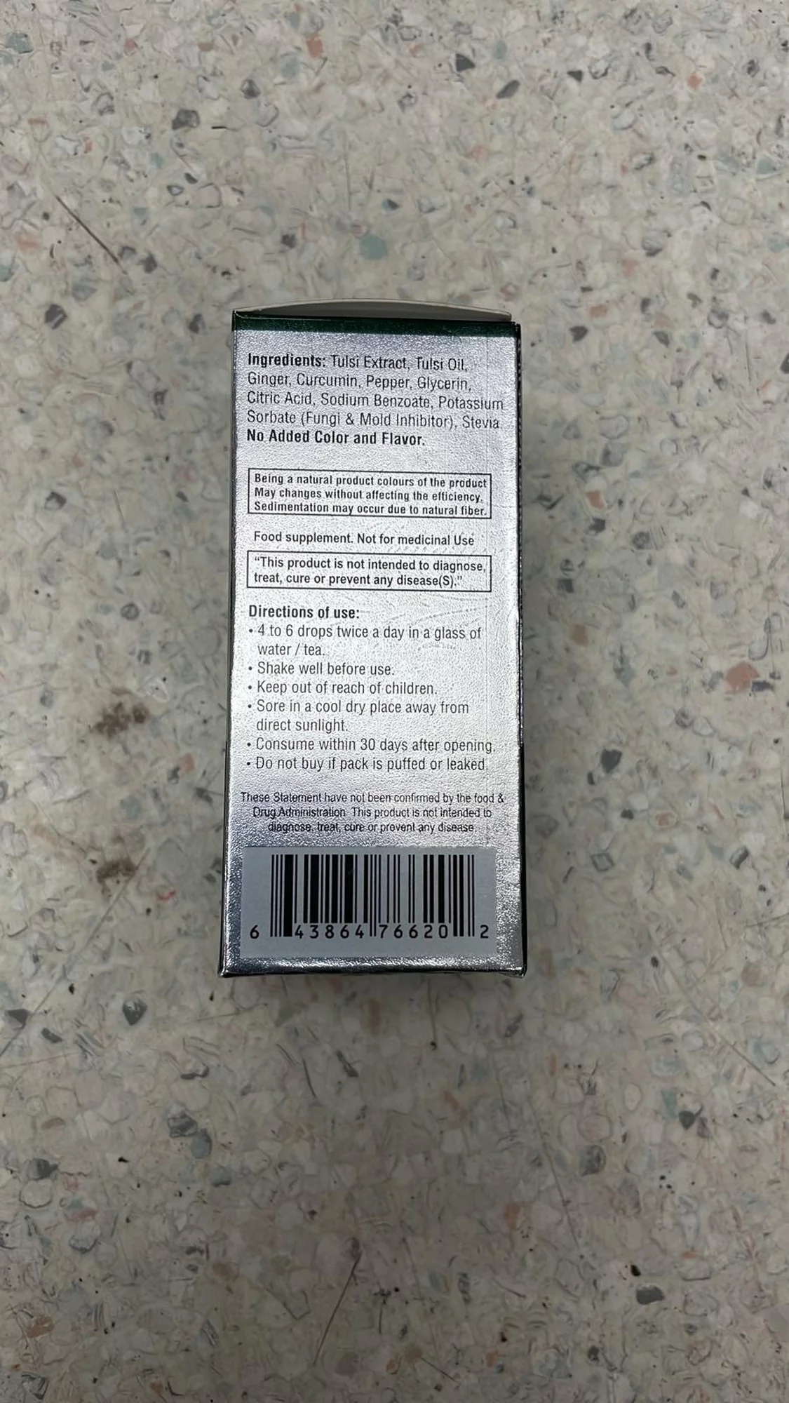 IMPROVA Tulsi Drops  Natural Immunity Booster  - 30 ML (1.014 FL Oz)