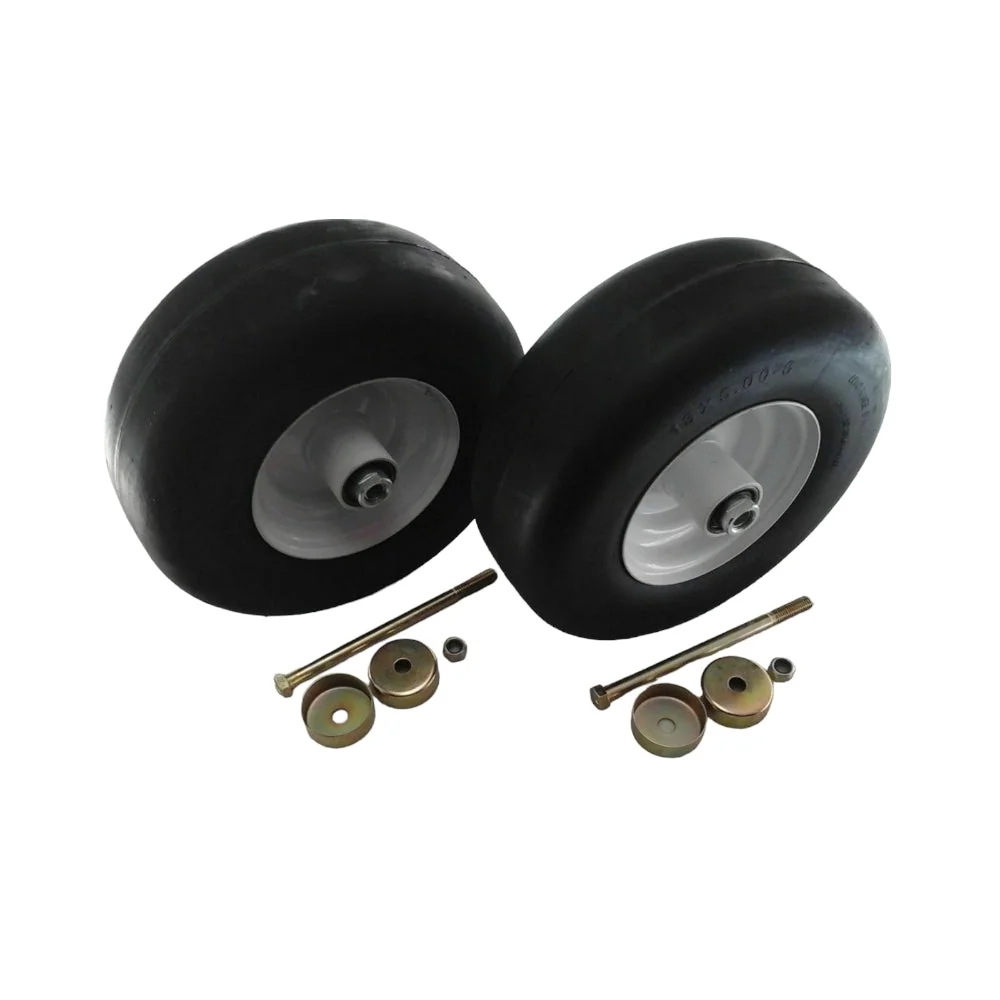 Proven Part 2 Pack 13X5X6 White No Flat Front Solid Tire Puncture Proof Fits Exmark Fits Toro Mowers Matching The Following Part Numbers 109-126 - 103-351 - 126-5360 1-633582 1-633002