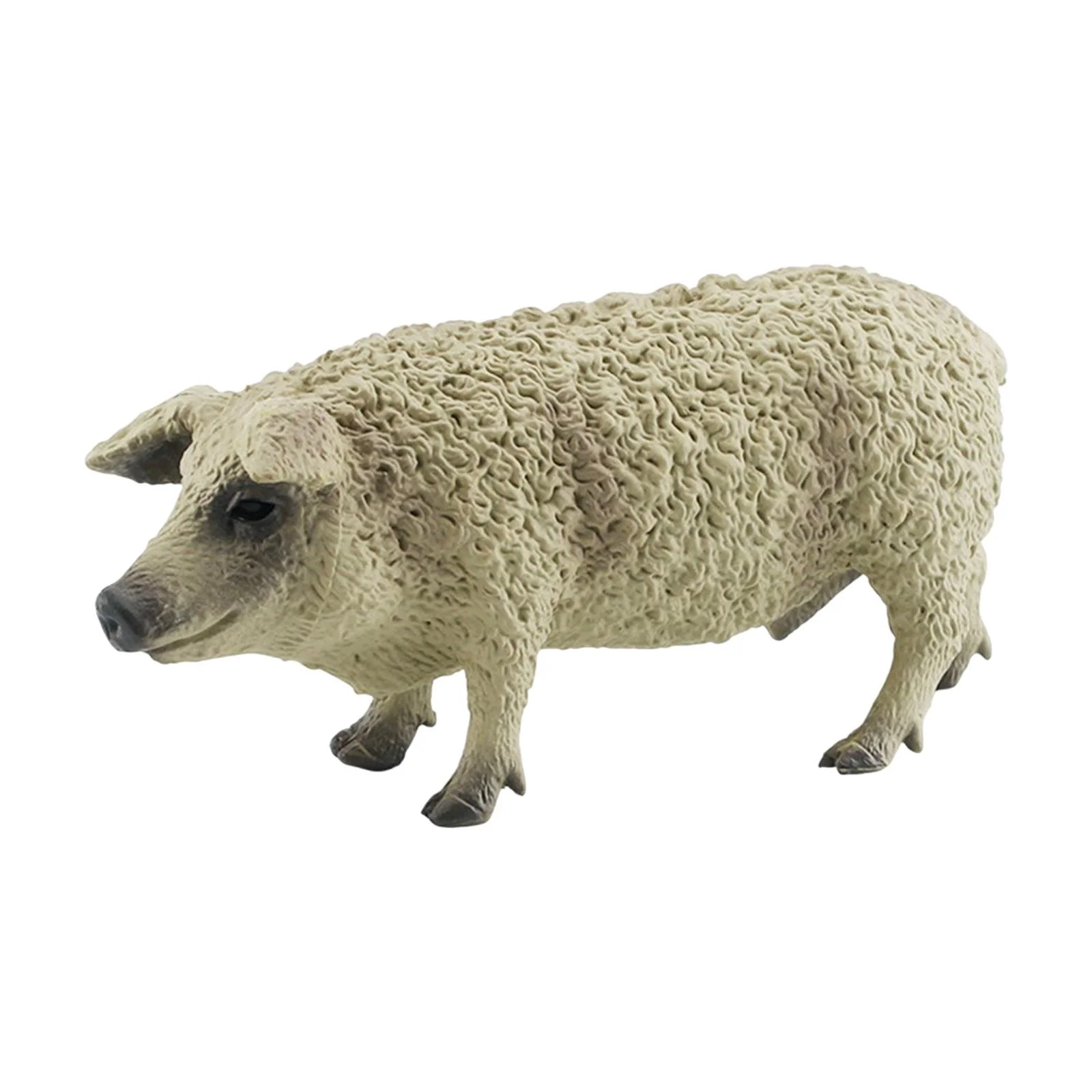 deevoka 3xpig Figurine Playset Painted Farm Animal Figure Toys Figurines Model