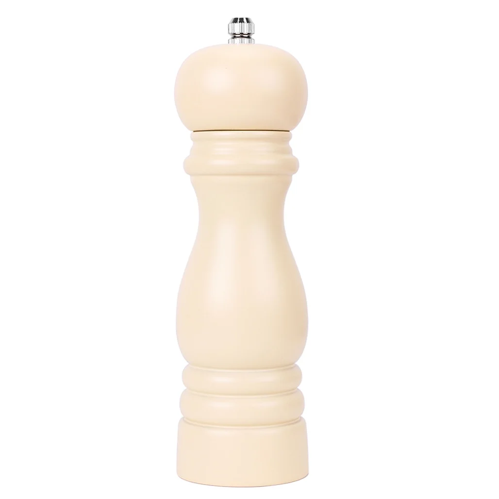 Pepper Grinder or Salt Grinder Adjustable Coarse Ceramic Rotor Oak Kapstein Sea Salt Grinder White