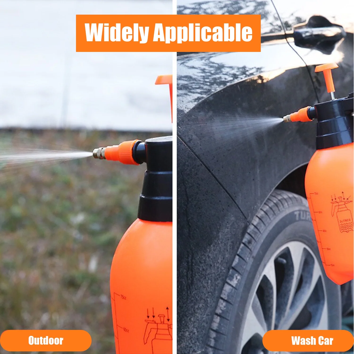 Walmeck Sprayer Pump,Sprayers Pressurized Water Sprayers Sprayer Pump Lawn Mister Bottle Water Mister Sprayer - Pressurized Lawn Care Essential Plant And - 2l Handheld Sprayer And - Lawn Abody