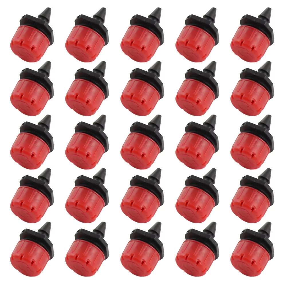 Qumonin 100PCS Adjustable Irrigation Dripper Emitter Sprinkler Micro Watering System