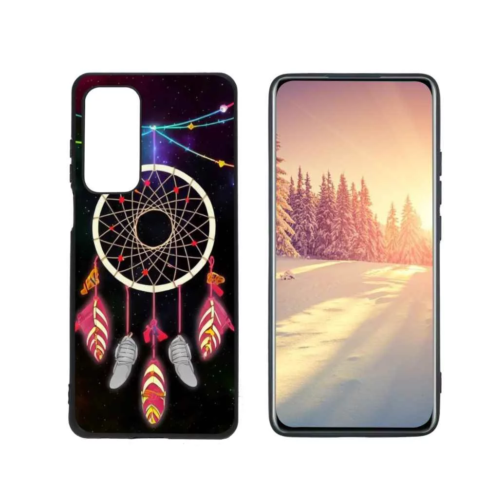 Compatible with Motorola MOTO Edge 5G UW Phone Case, Catcher-Dream Case Men Women, Flexible Silicone Shockproof Case for Motorola MOTO Edge 5G UW