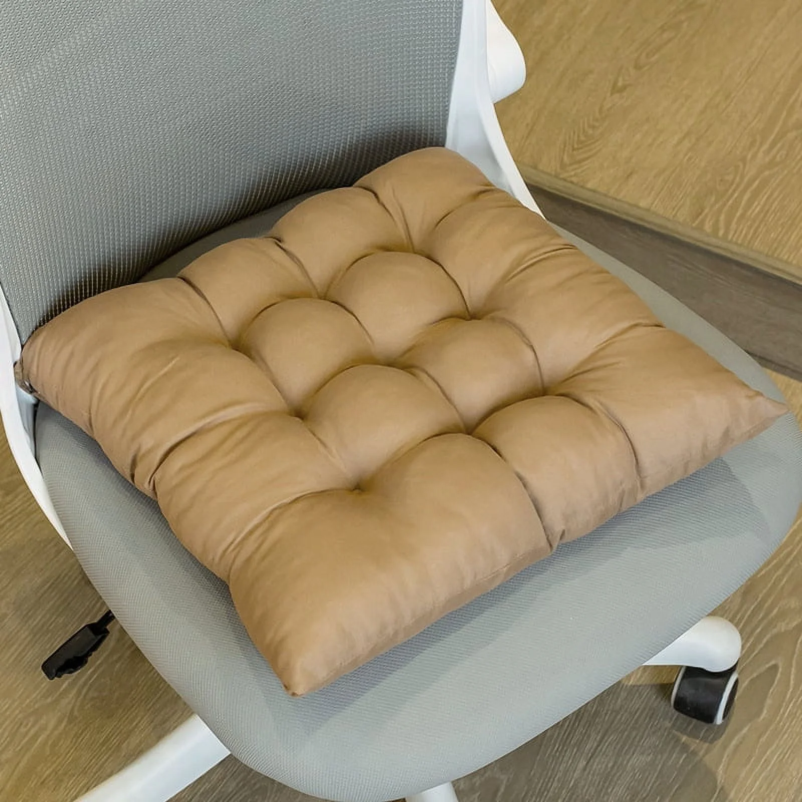 NAMZI Seat Cushion Garden Patio Home Kitchen Office Thicken Comfy Seat Cushion, Light coffee 18