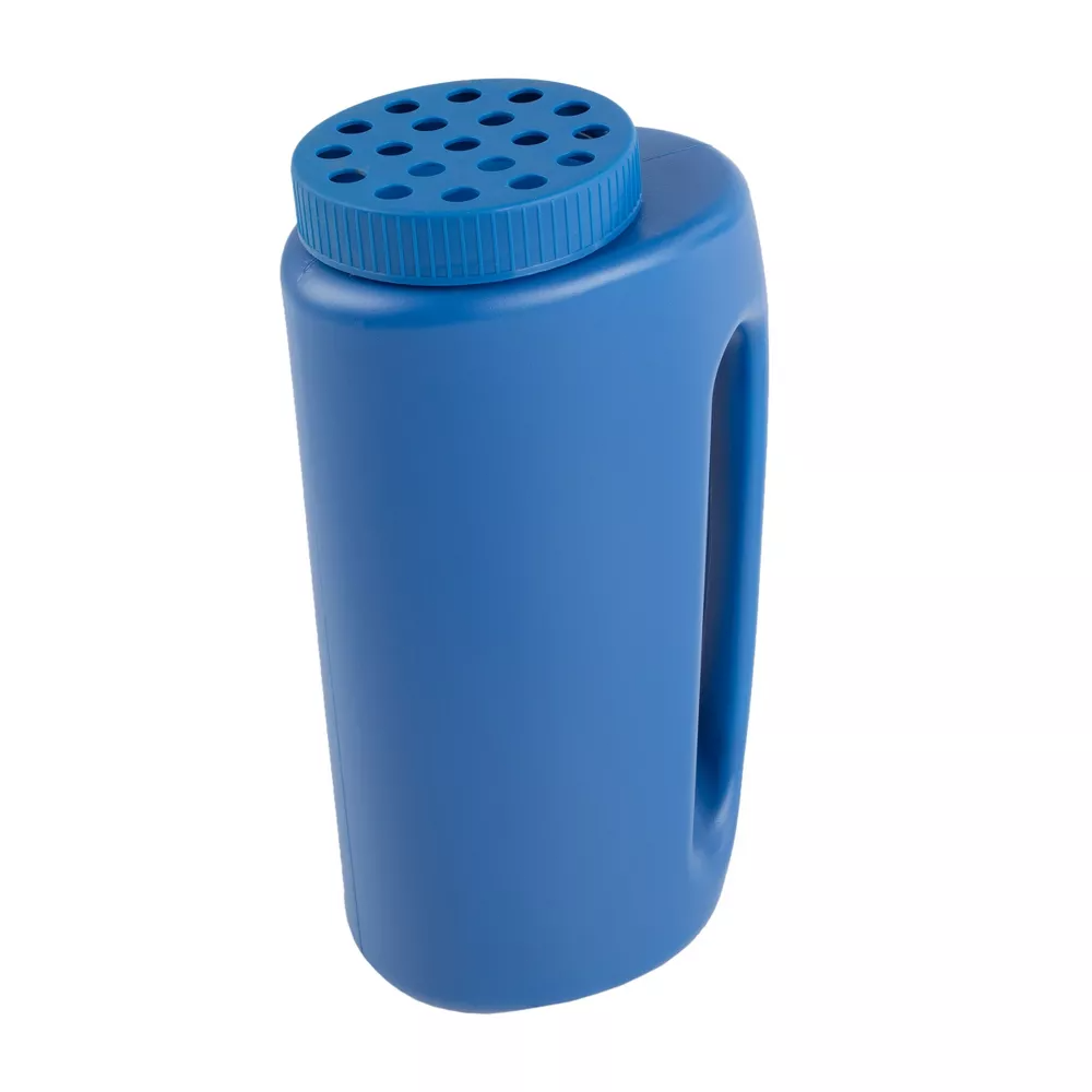 LYP Handheld Salt, Seed, and Fertilizer Spreader for Lawns, Gardens, and Yards - Blue
