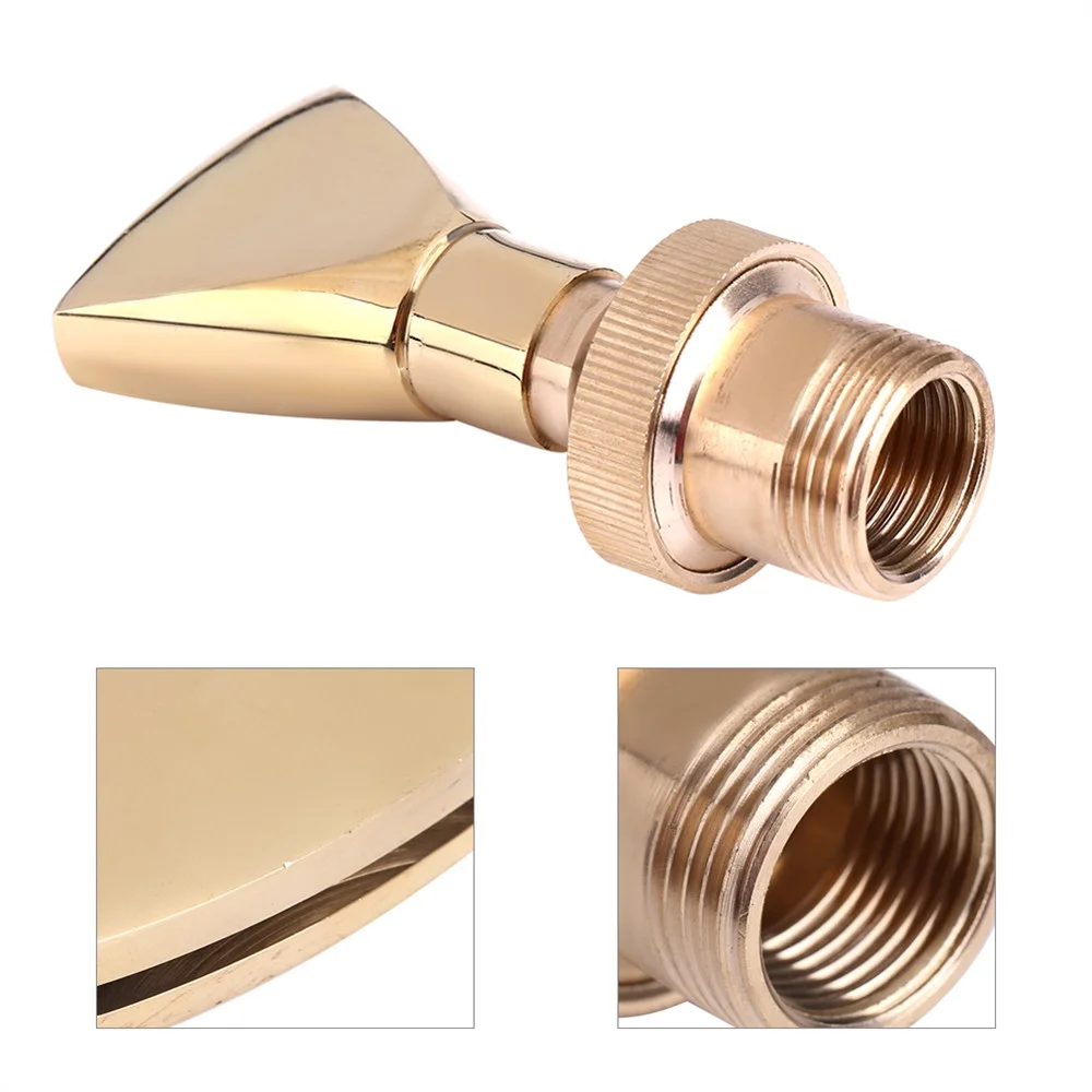 KKMOL Brass Universal Fan-shaped Sprinkler Seedling Greenhouse Irrigation Watering Car Wash Water Gun Head Fountain Nozzle