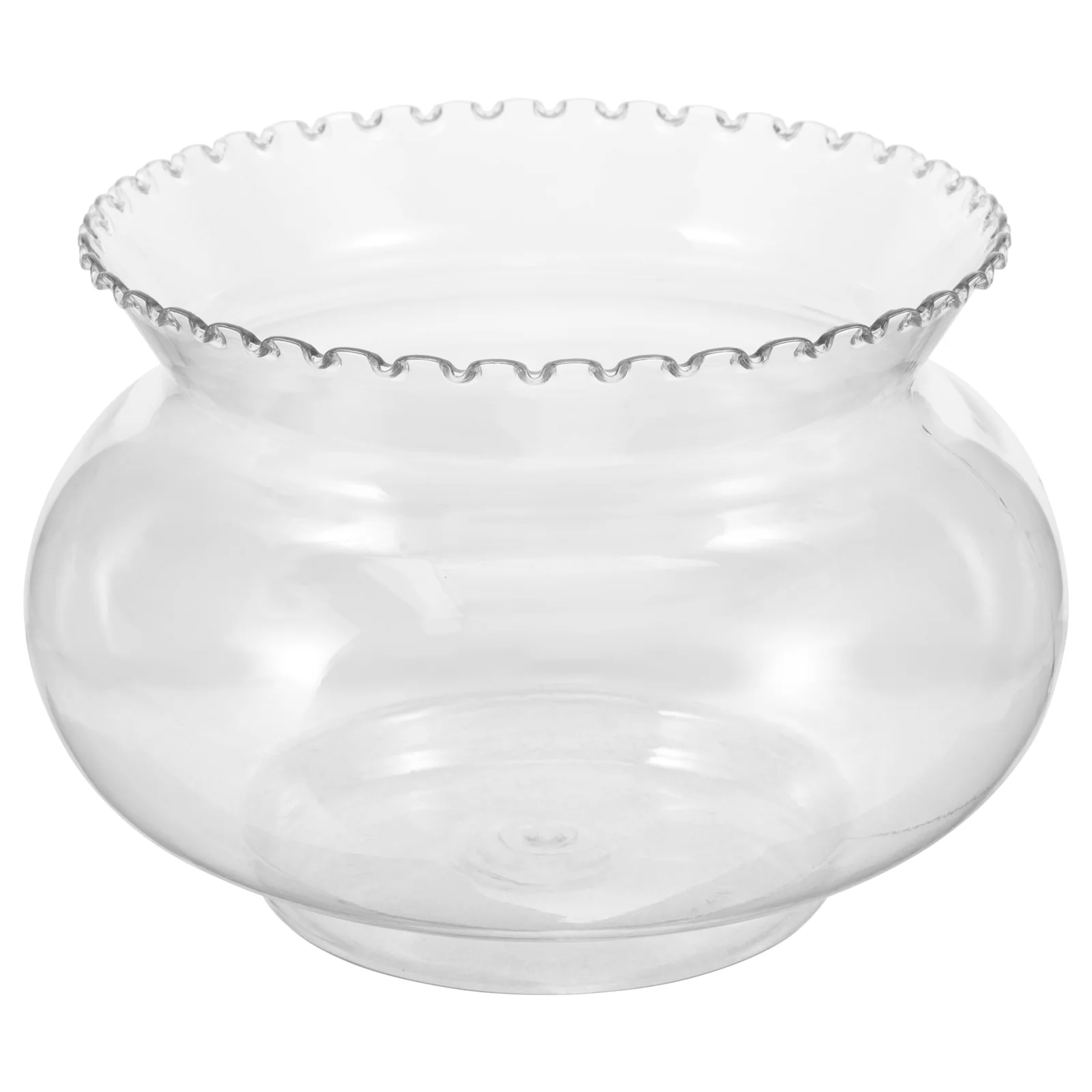 Qumonin Unbreakable Fish Bowl Hydroponic Planter Pot for Betta