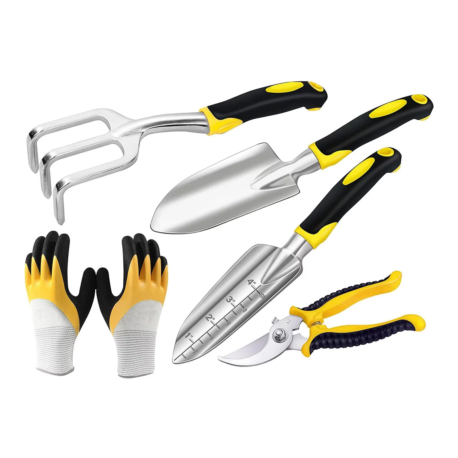 Heavy Duty Garden Tool Sets Ergonomic Handle Non Tool for Turning Aerating