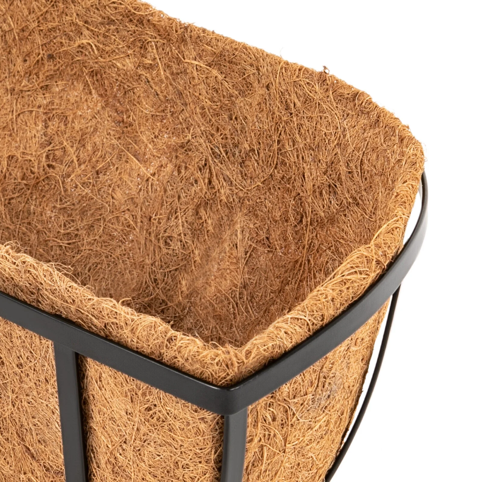 24inch Deck Railings Flower Boxes, Set of 4 Deck Railing Planter Boxes Window Boxes Hanging Flower Planter Boxes for Garden Lawn Window Basket Railing Window Boxes for Outdoor& Indoor