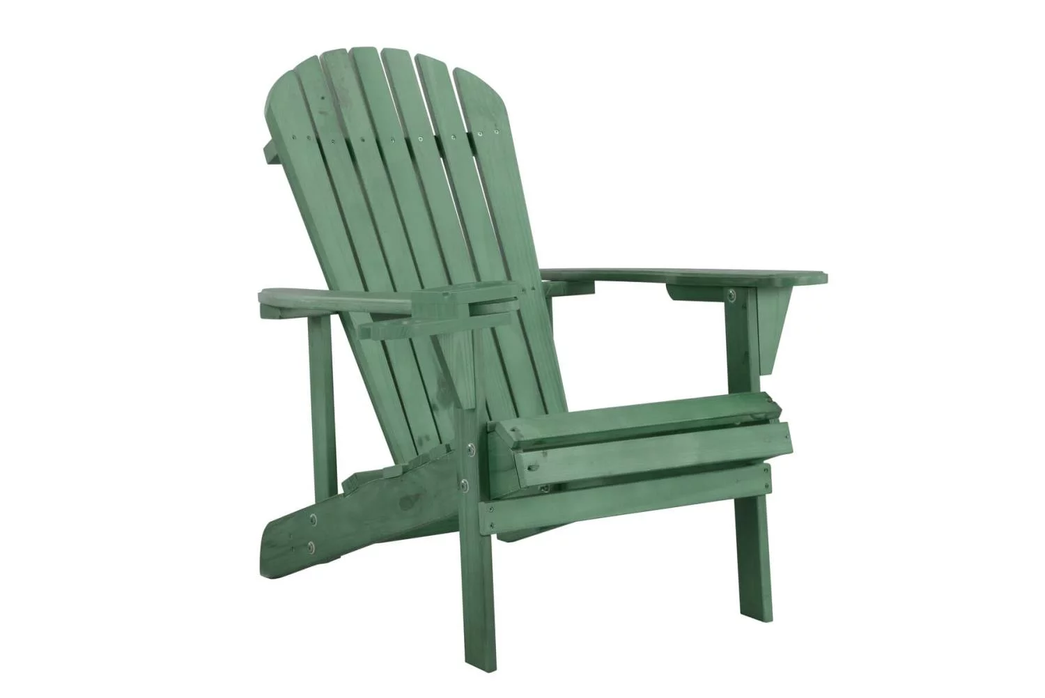 W Unlimited SW2101GS Earth Collection Adirondack Chair with Phone & Cup Holder, Sea Green