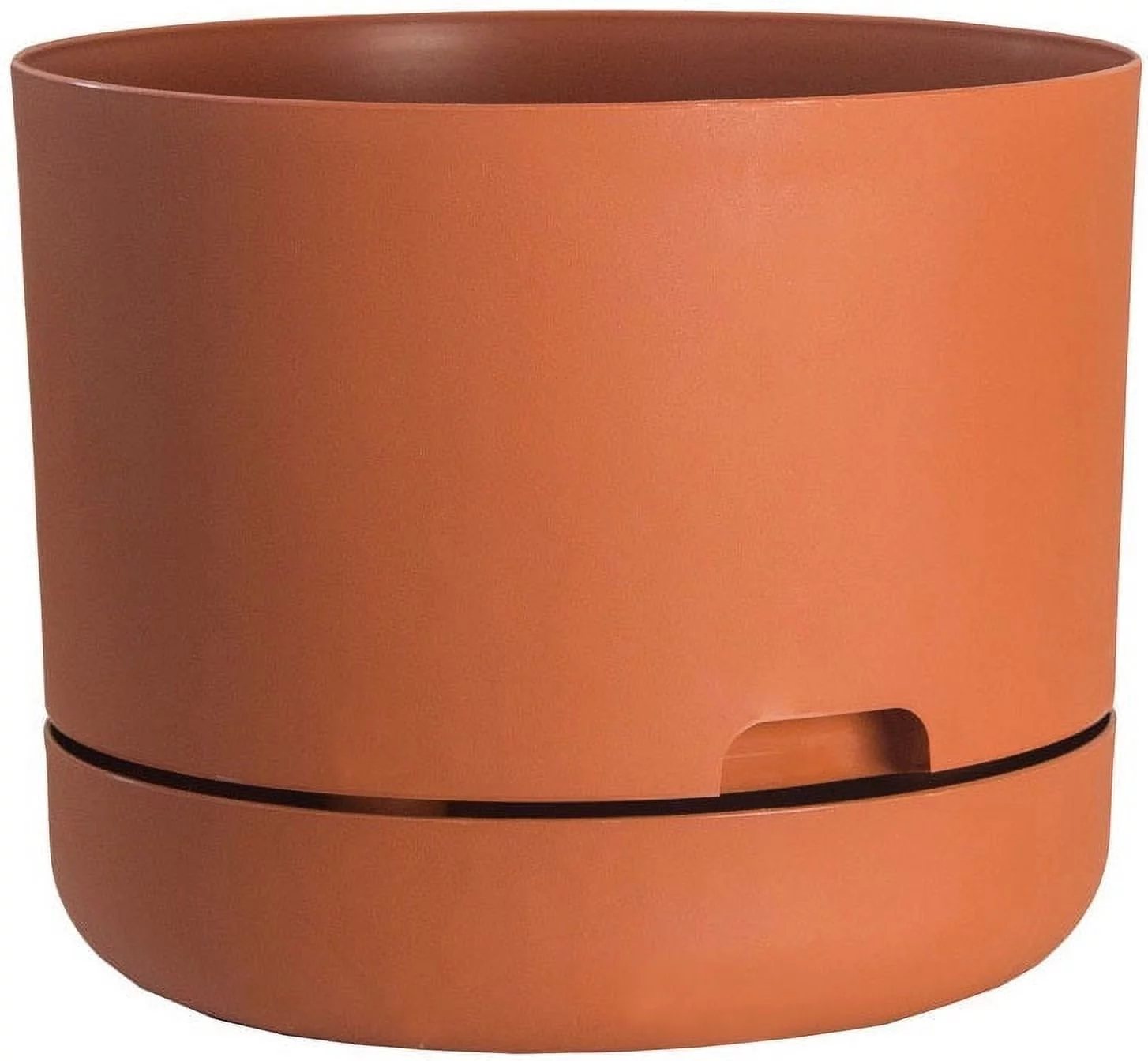 Rugg Rugg LR0806-TC Polyresin Planter, Terracotta