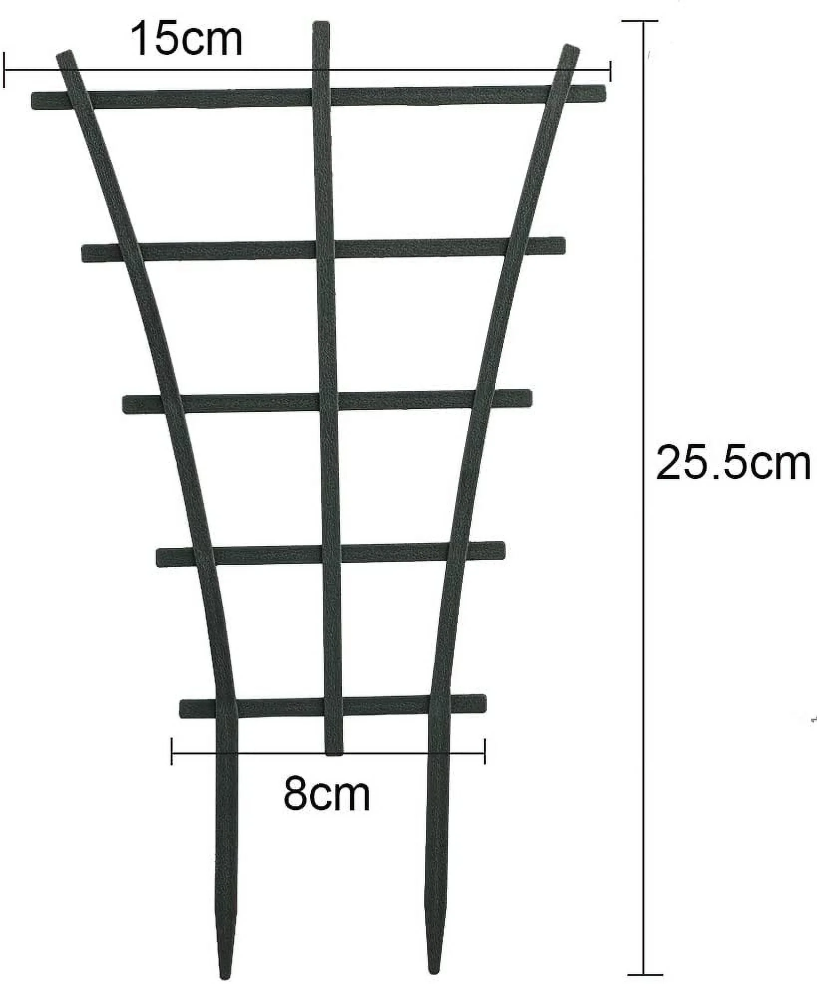 Nvzi Plant Pot Trellis, 4Pcs Support Trellis, Plant Flower Climbing Trellis, Plastic Garden DIY Plant Climbing Trainer