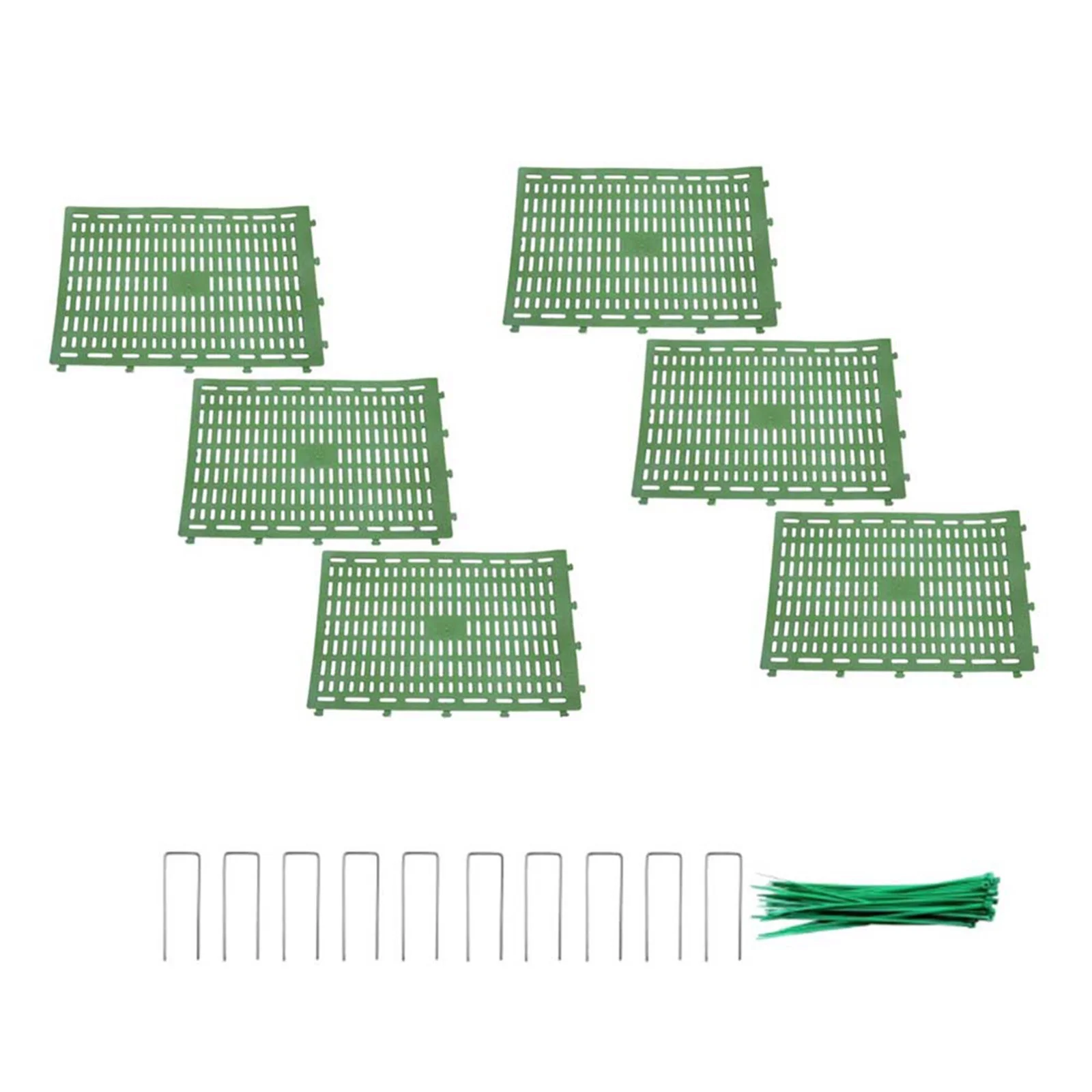 6 Pcs Plant and Trunk Protectors Plastic Bark Protectors Tree Trunk Weather-proof