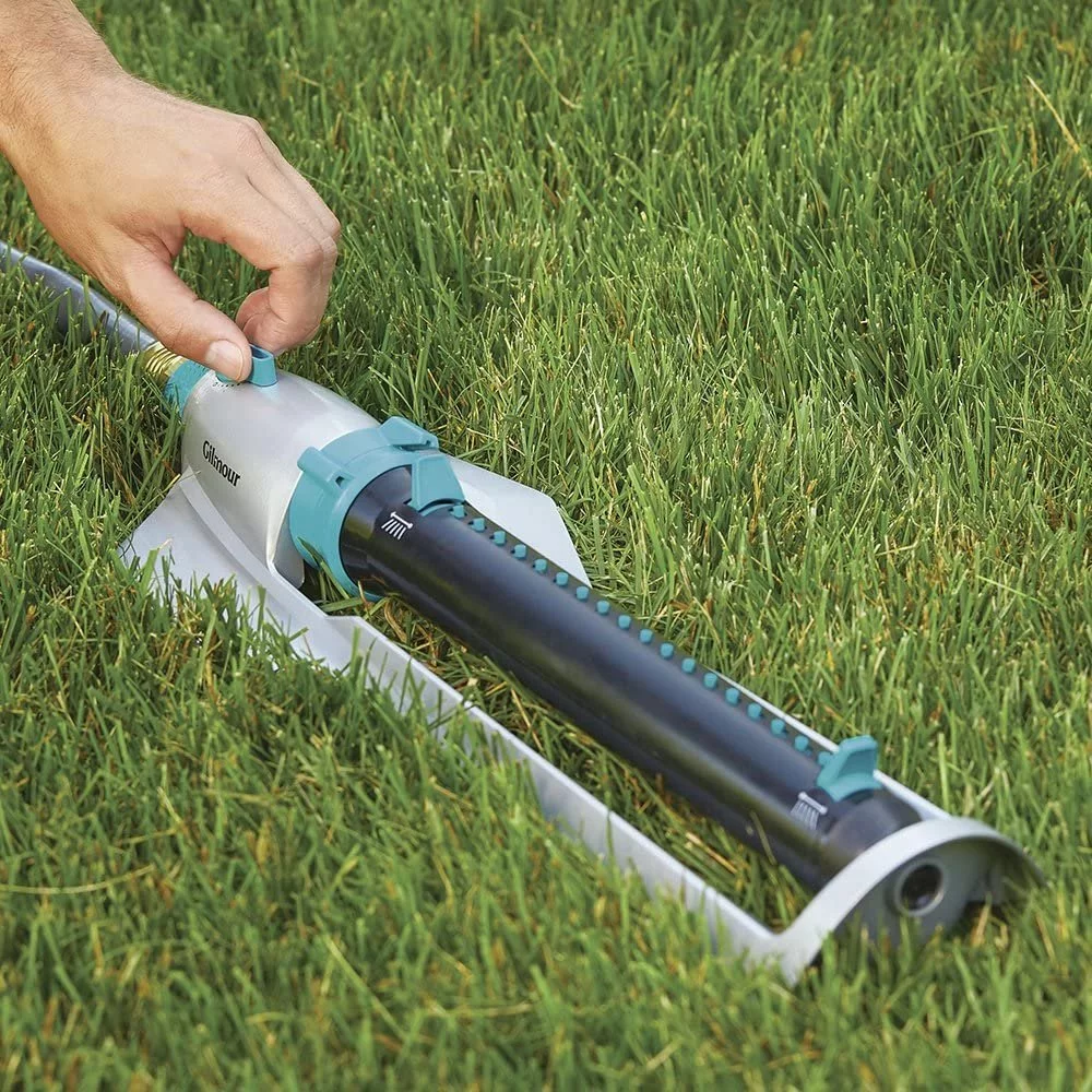 Gilmour Heavy Duty Rectangular Sprinkler with on/off switch