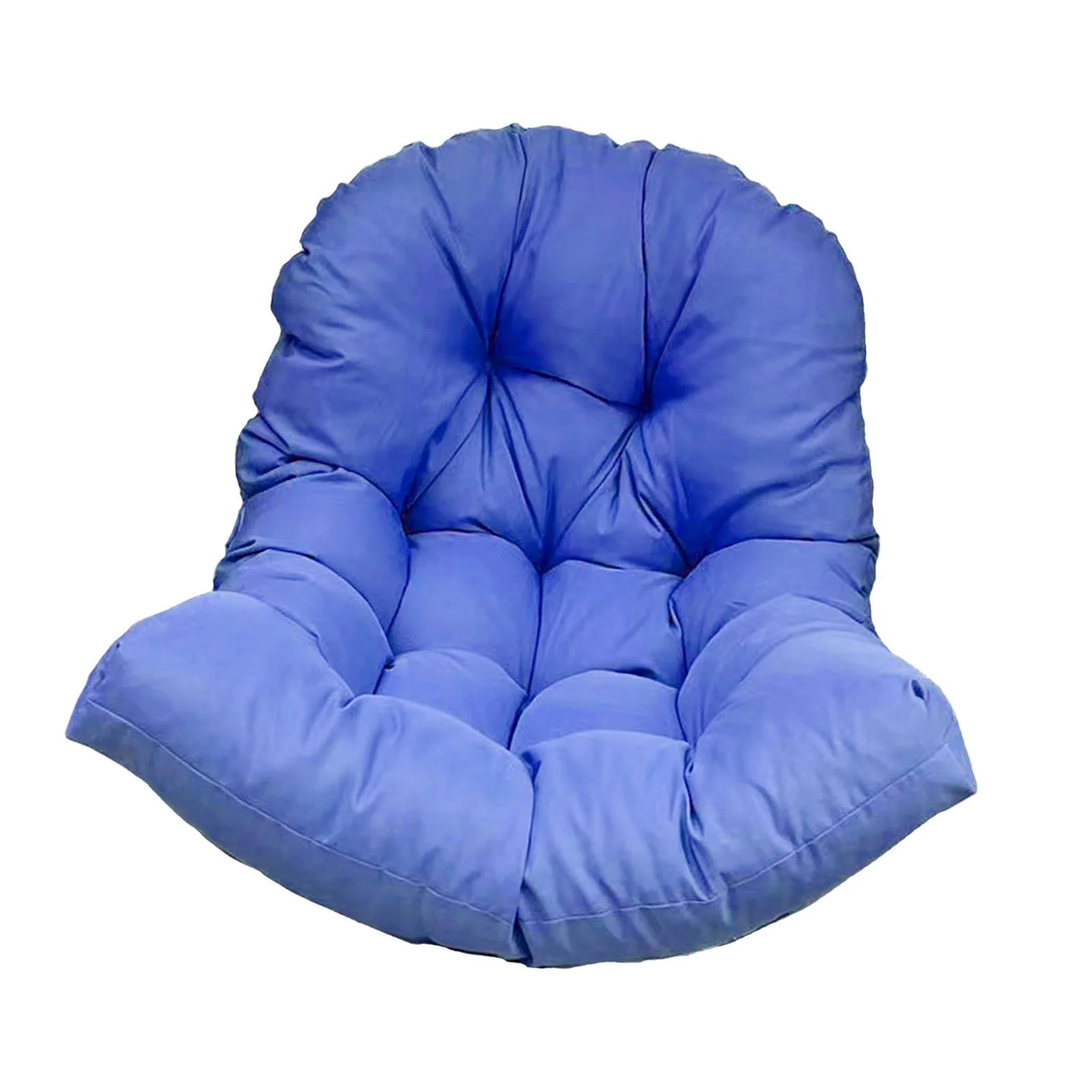 koolsoo Hanging Chair Cushion Garden Chair Mat Replacement Soft Lightweight Swinging Chair Pad Chair Seat Cushion for Household Decor Bright Blue