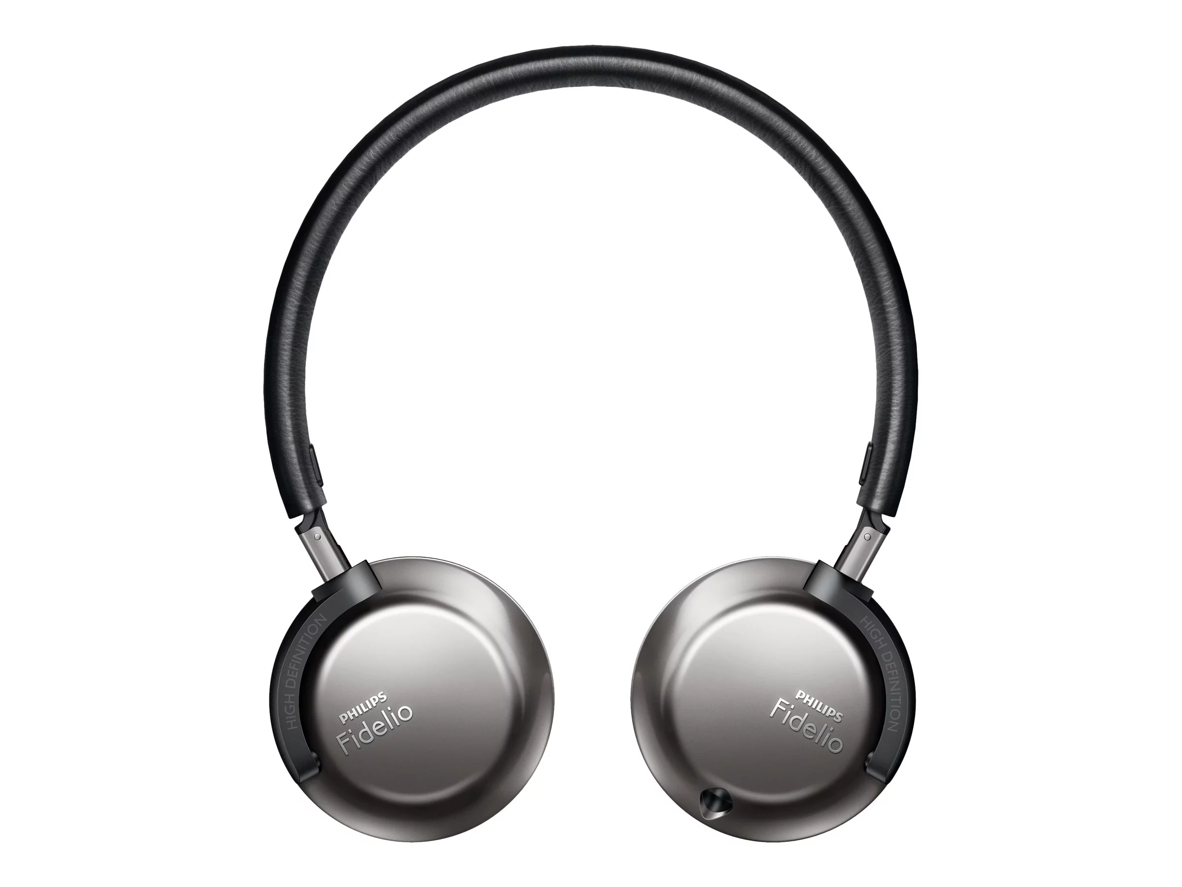 Philips Fidelio F1 - Headphones with mic - on-ear - wired - 3.5 mm jack - noise isolating - black