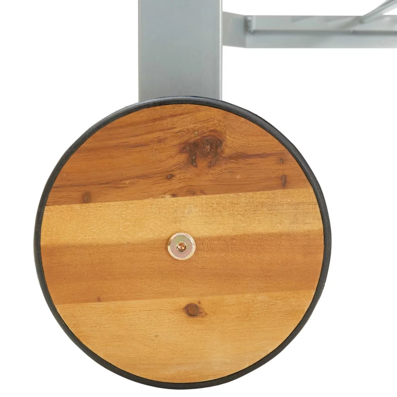 Suzicca Double Sun Lounger Solid Wood Acacia