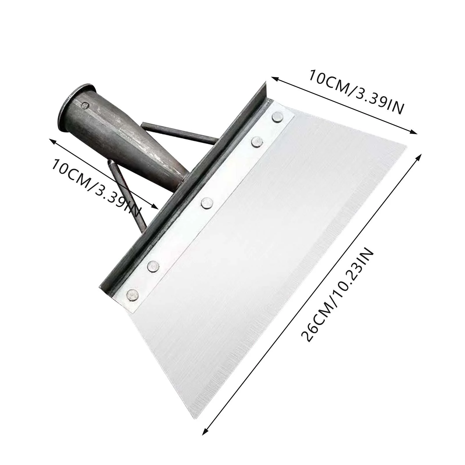 Steel Flat Shovel Yard Cleaning Shovel Snow Mud Shovel Ice Shovel Wall Decontamination Cleaning Shovel Agricultural Shovel Cleaning Tool