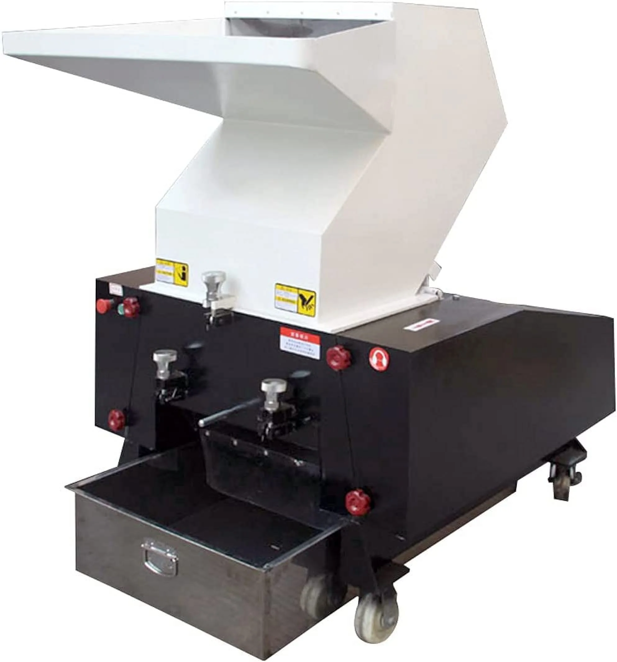 PreAsion 400 Electric Type Plastic Shredder White Multi-Function Rubber Grinding Machine Three-Phase 220V 7.5KW