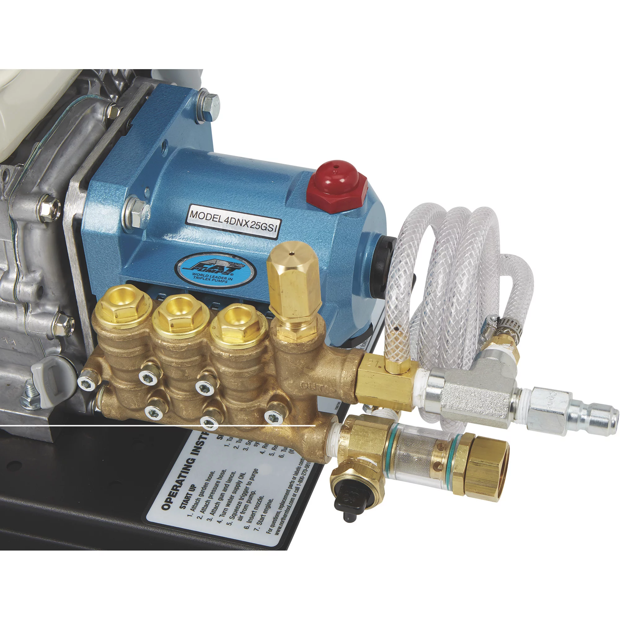 NorthStar Pressure Washer Kit with Honda GX200 Engine, 3300 PSI, 2.5 GPM, CAT 4DNX Pump