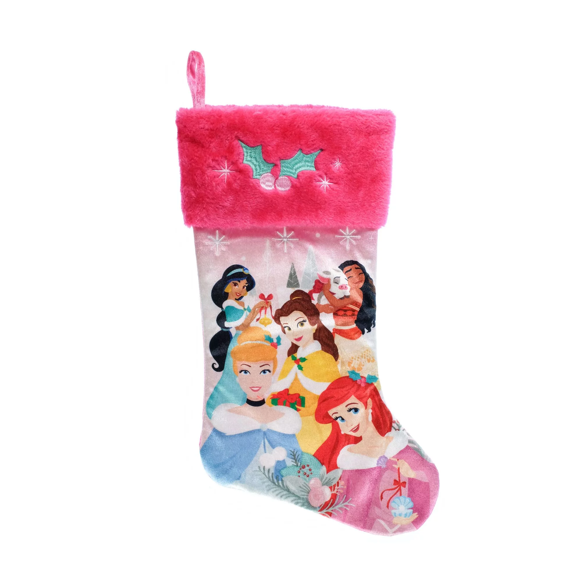 Disney Princess Assorted Colors Christmas Stocking, 20