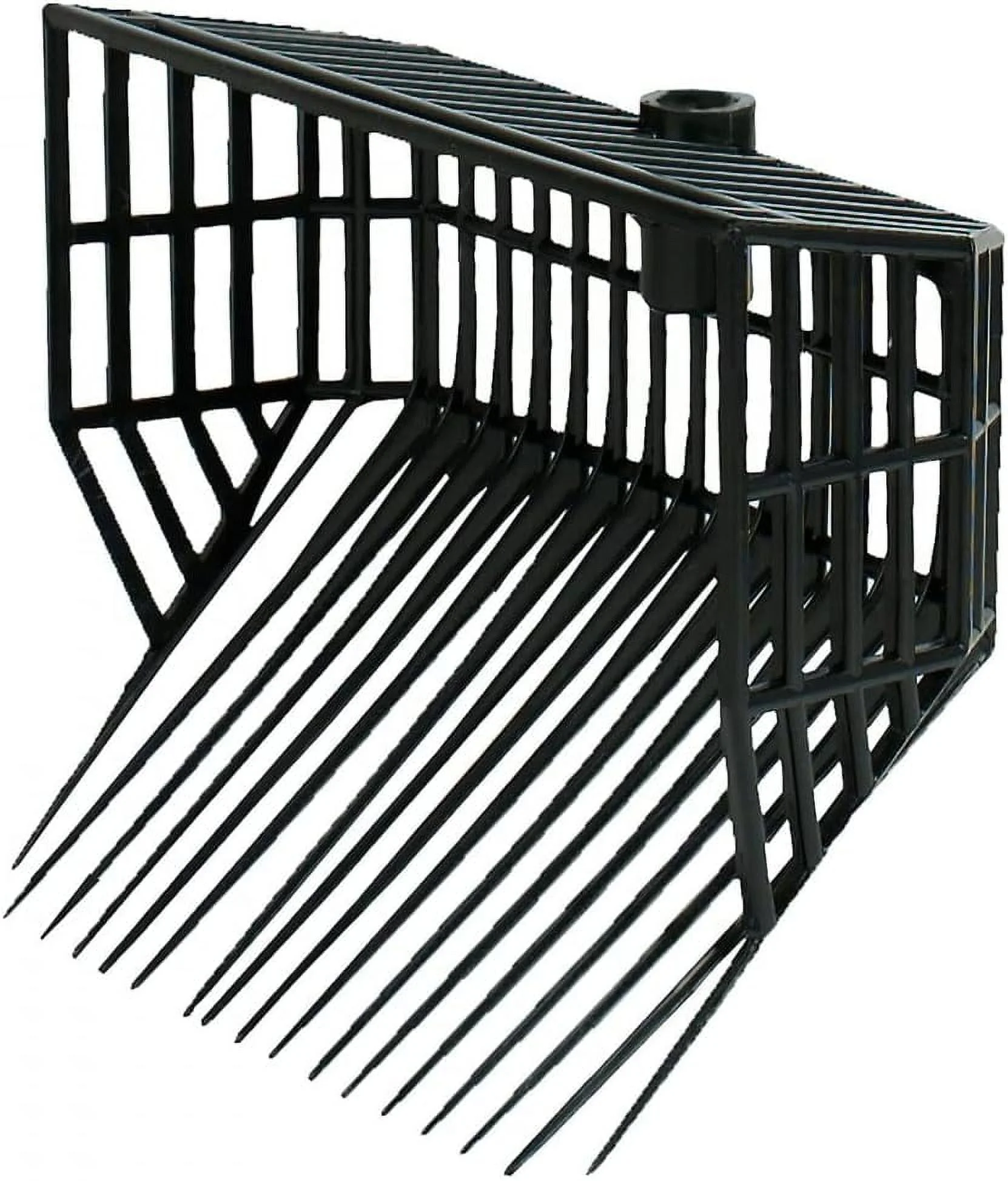 Durable Basket Pitchfork Replacement Head - Black - One Size