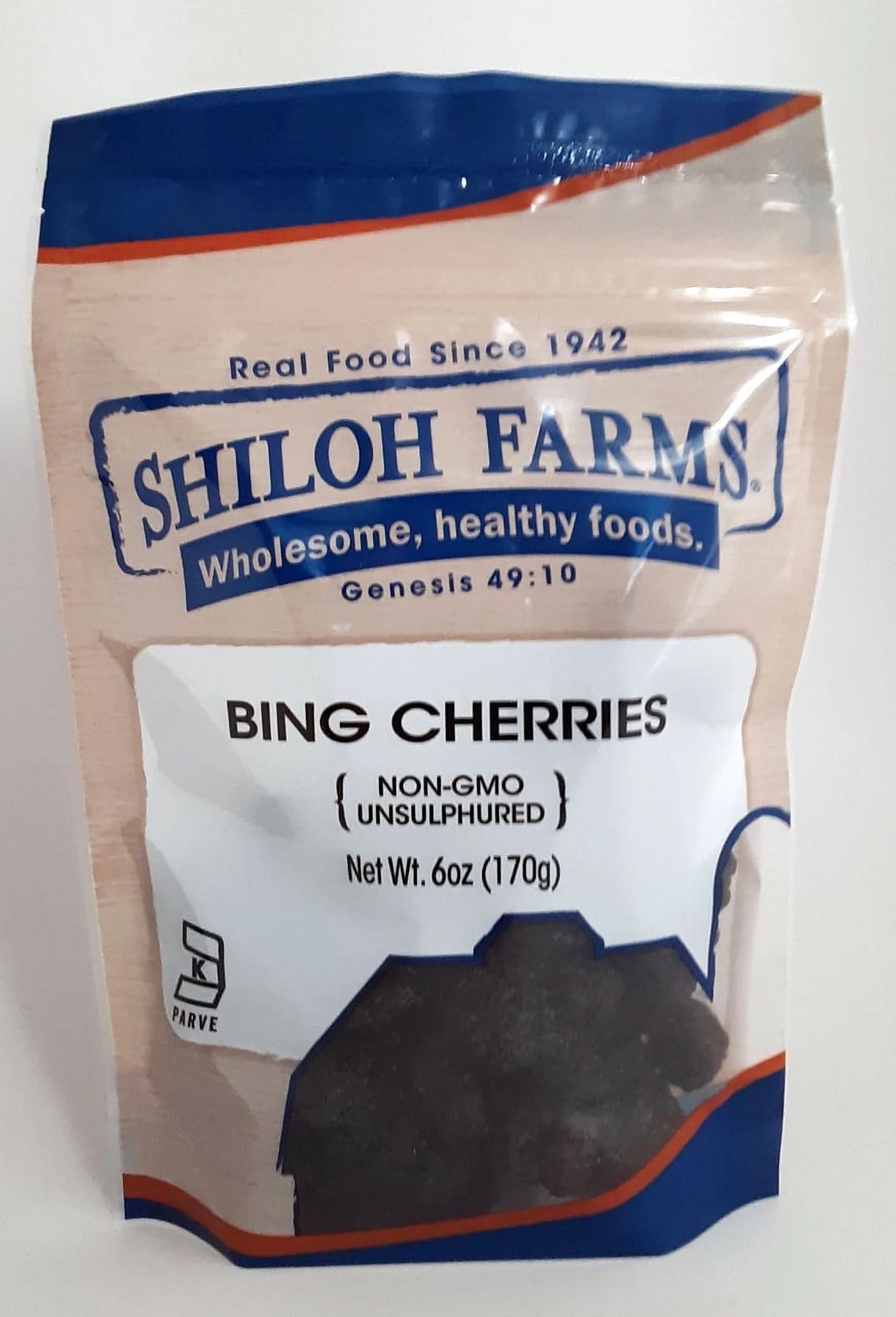 Shiloh Farms Organic Bing Cherries - 6 oz Pack of 4