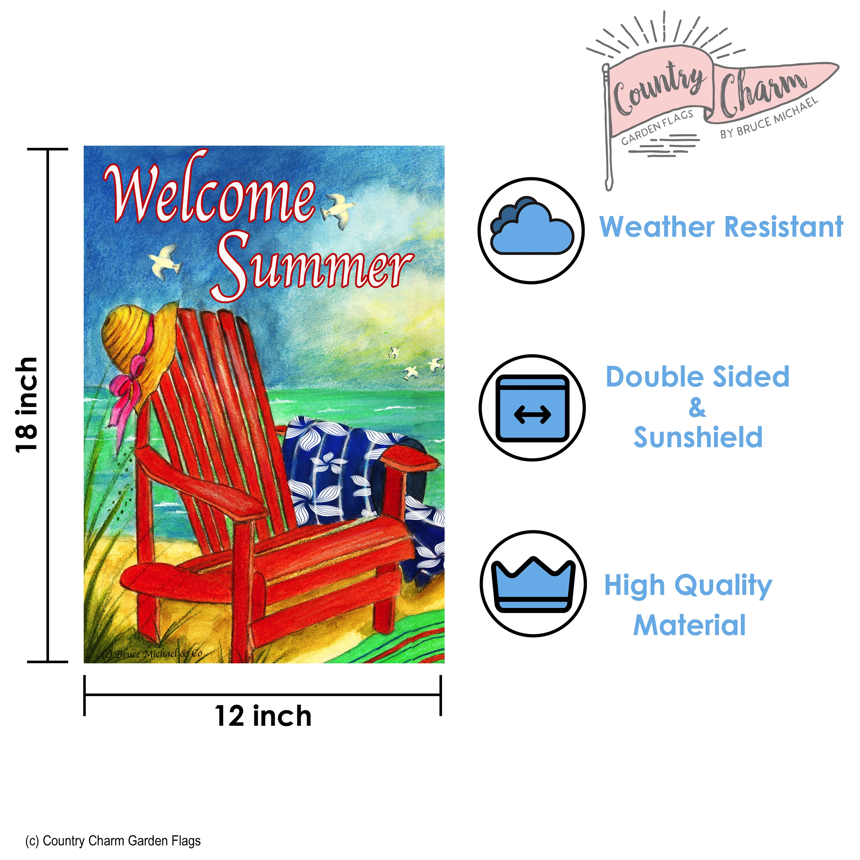 Summer Garden Flag 12