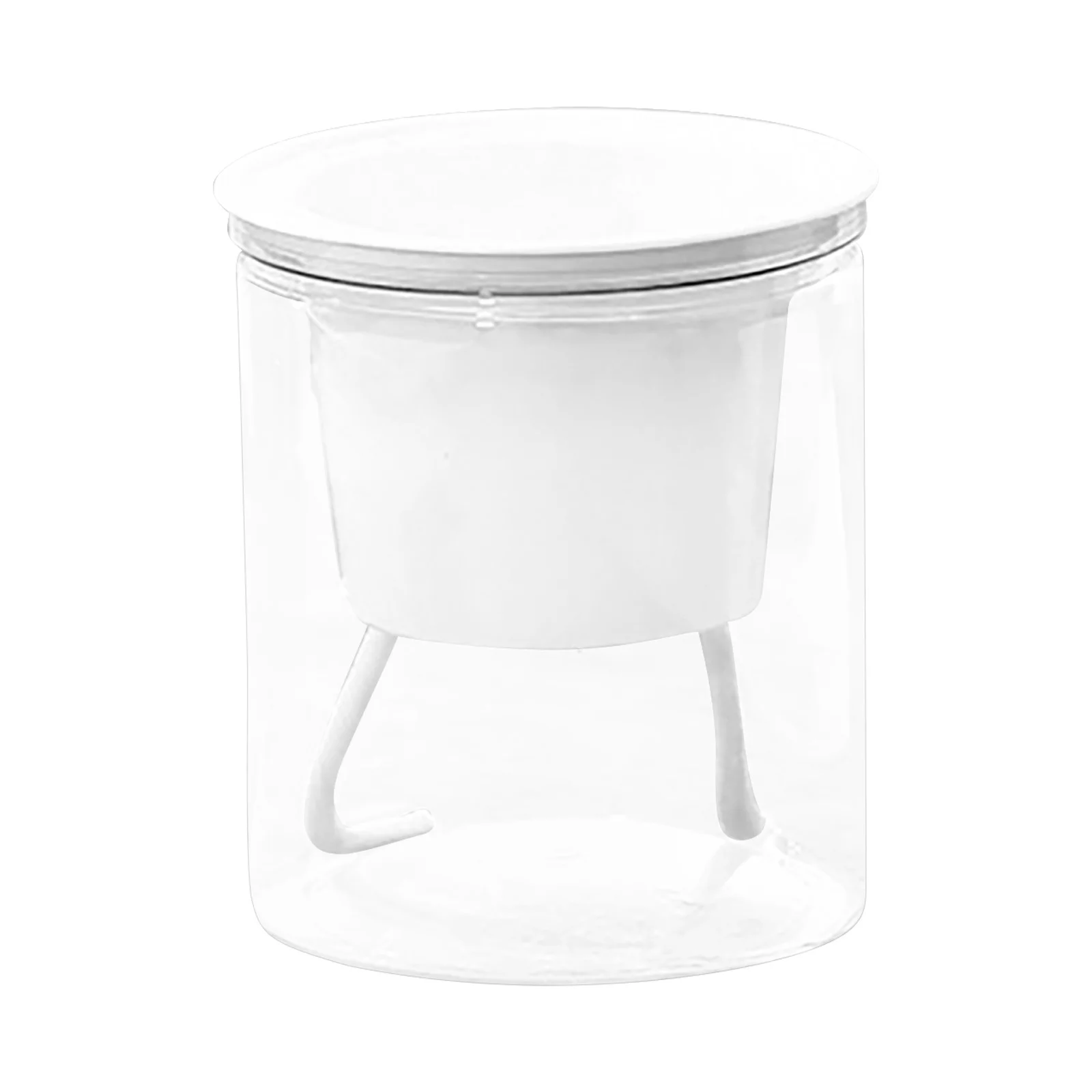 Valentines Day Gifts, Outdoor Pot Succulent Pot Flower Water-absorbing Automatic Flower Hydroponic Plastic Patio & Garden Succulent Pot