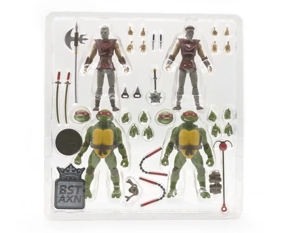 The Loyal Subjects BST AXN Eastman & Laird's Teenage Mutant Ninja Turtles PX Action 4 Pack Set 1