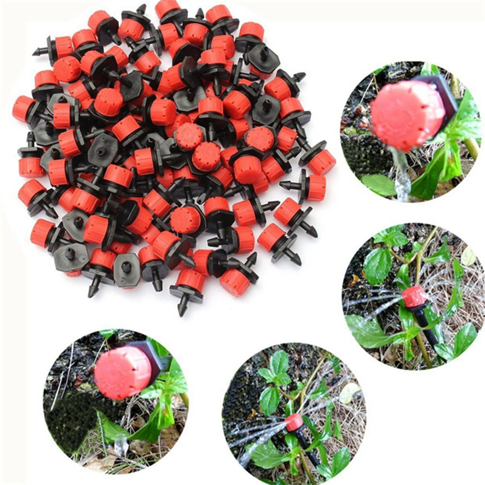 Drip Head,Sprinklers Water Emitter Dripper Drip Water Emitter Drip Head 100pcs Drip Sprinklers D D Head Jinmie Brewel 100pcs D 100pcs D Sprinklers Yaliya