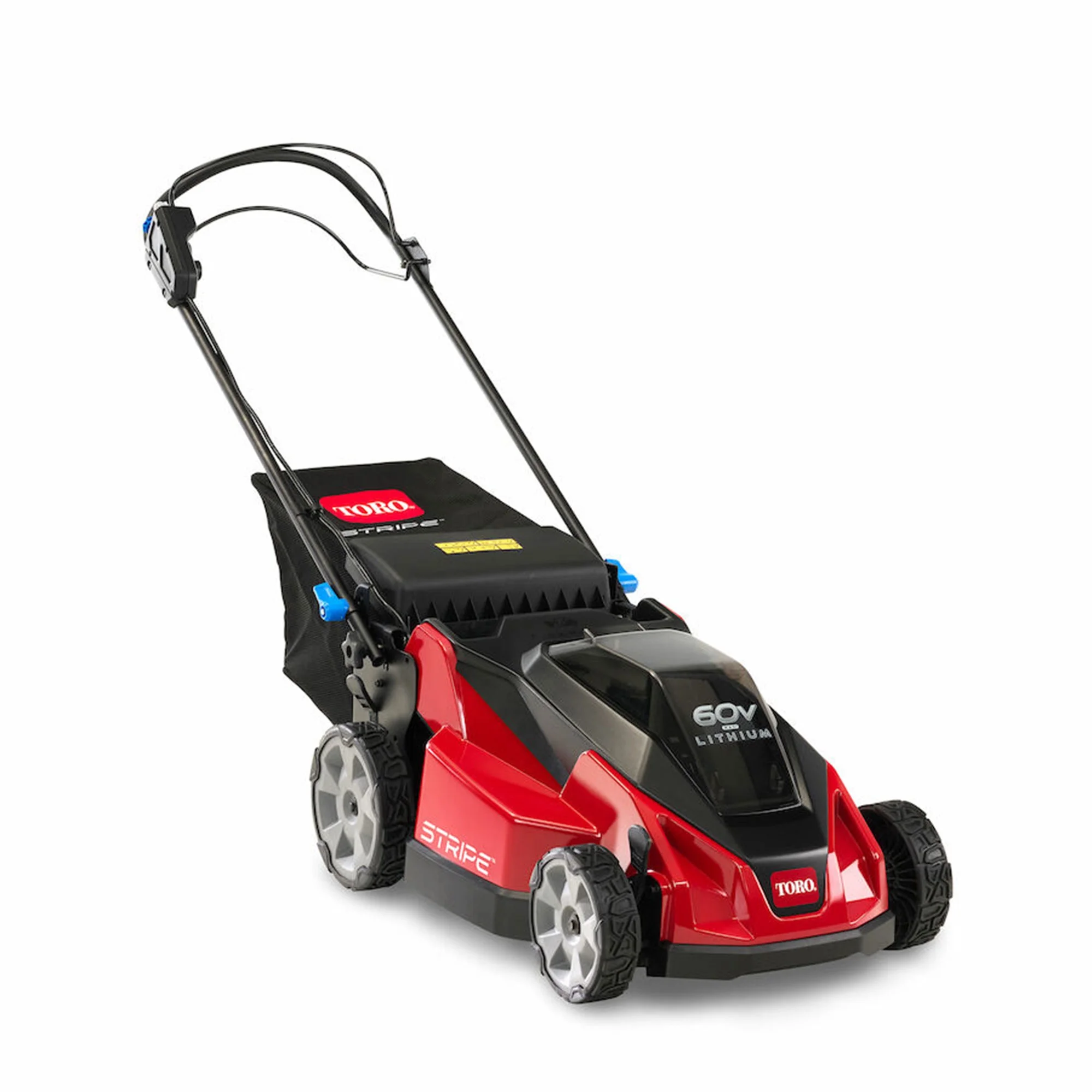 Toro Foldable 60-Volt 21-Inch Stripe Electric Self Propelled Lawn Mower
