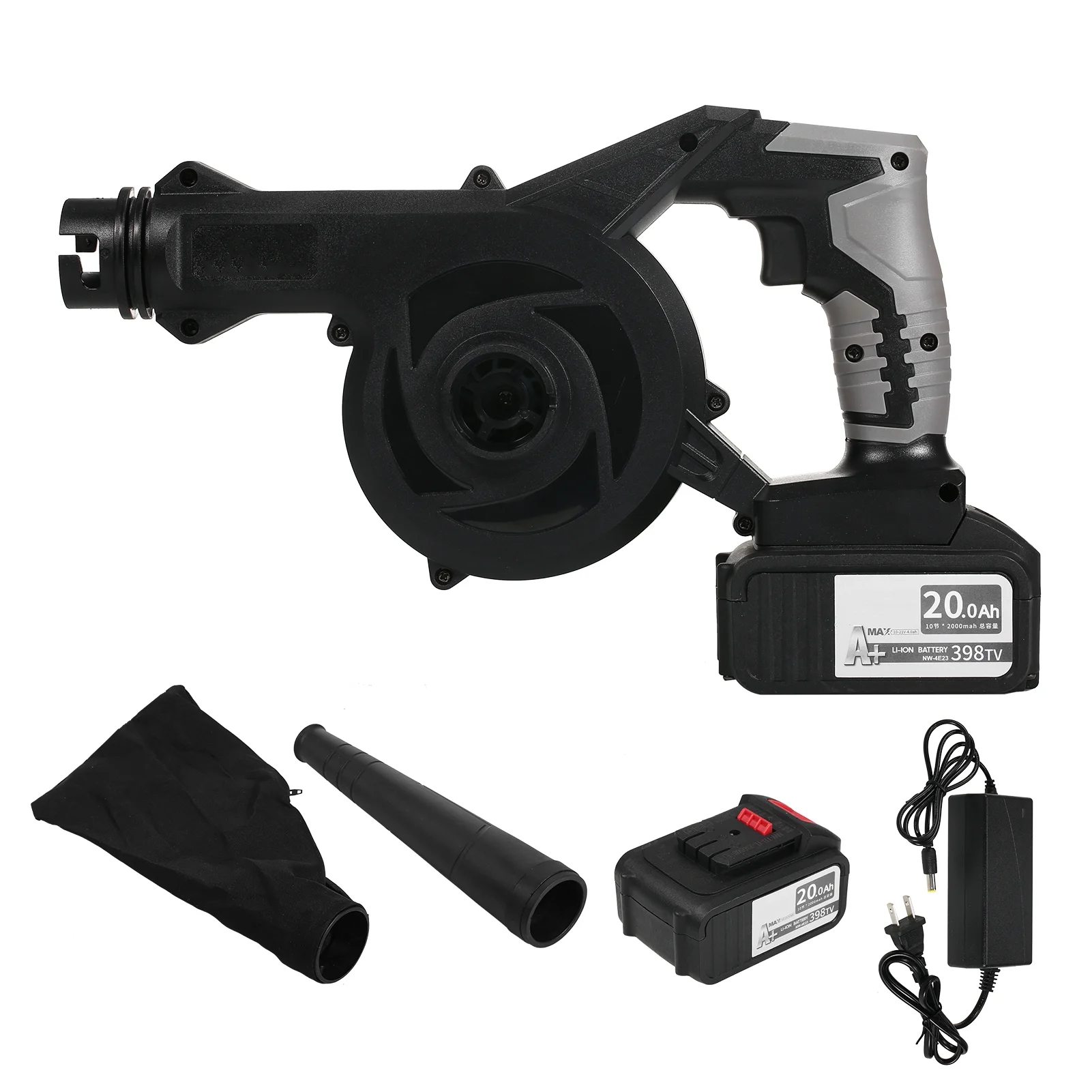 Dazzduo Blower,Powered Leaf Blowers Switch Battery Powered Blower 2-in-1 Blower Infinite Speed Small Leaf Blower Cousopo 4.0 Ah 4.0 Ah Lithium Ah Lithium Battery Blower SIUKE 21V DALYNN HAVOU