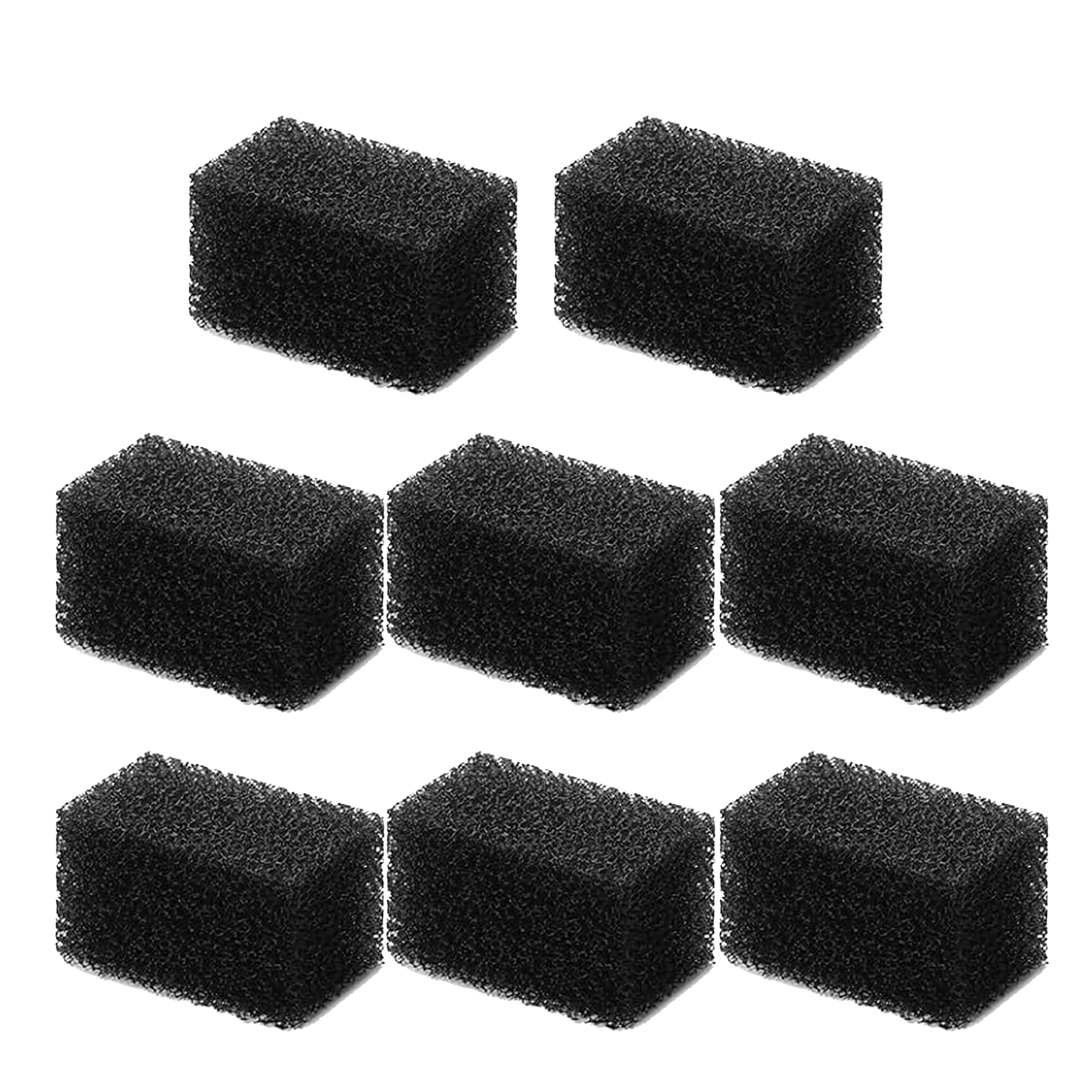 Delapan 8 Replacement Pre-Filter Sponges Fit for 84oz/2.5L Pet Cat Water Fountain Dog Water Bowl Dispenser