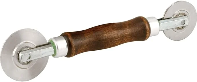 Make-2-Fit P 7629 2-1/2 In. x 2 In. Steel Nylon Wheel Roller With Wood Handle (Single Pack)