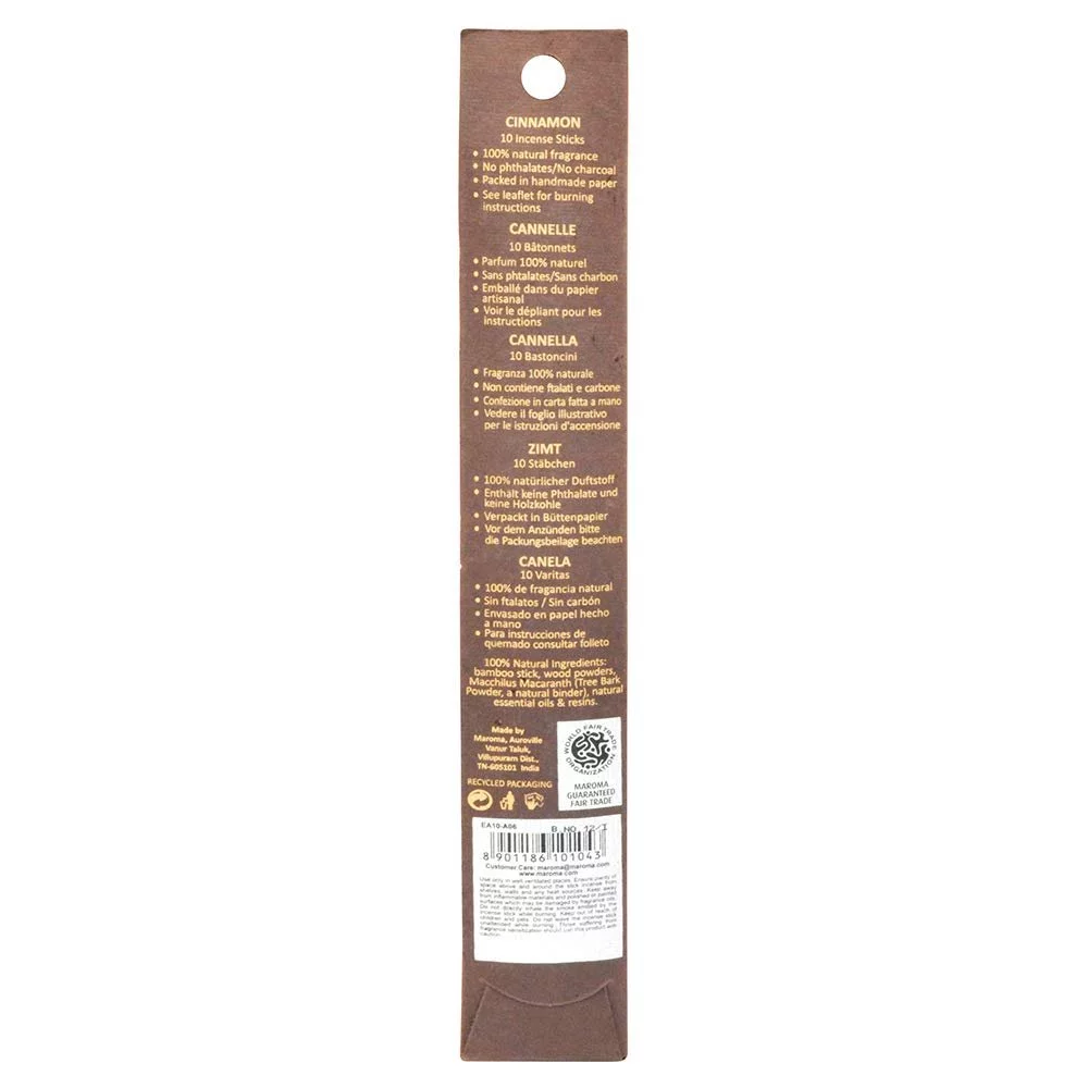 Maroma EDA Incense Cinnamon 10 Stick