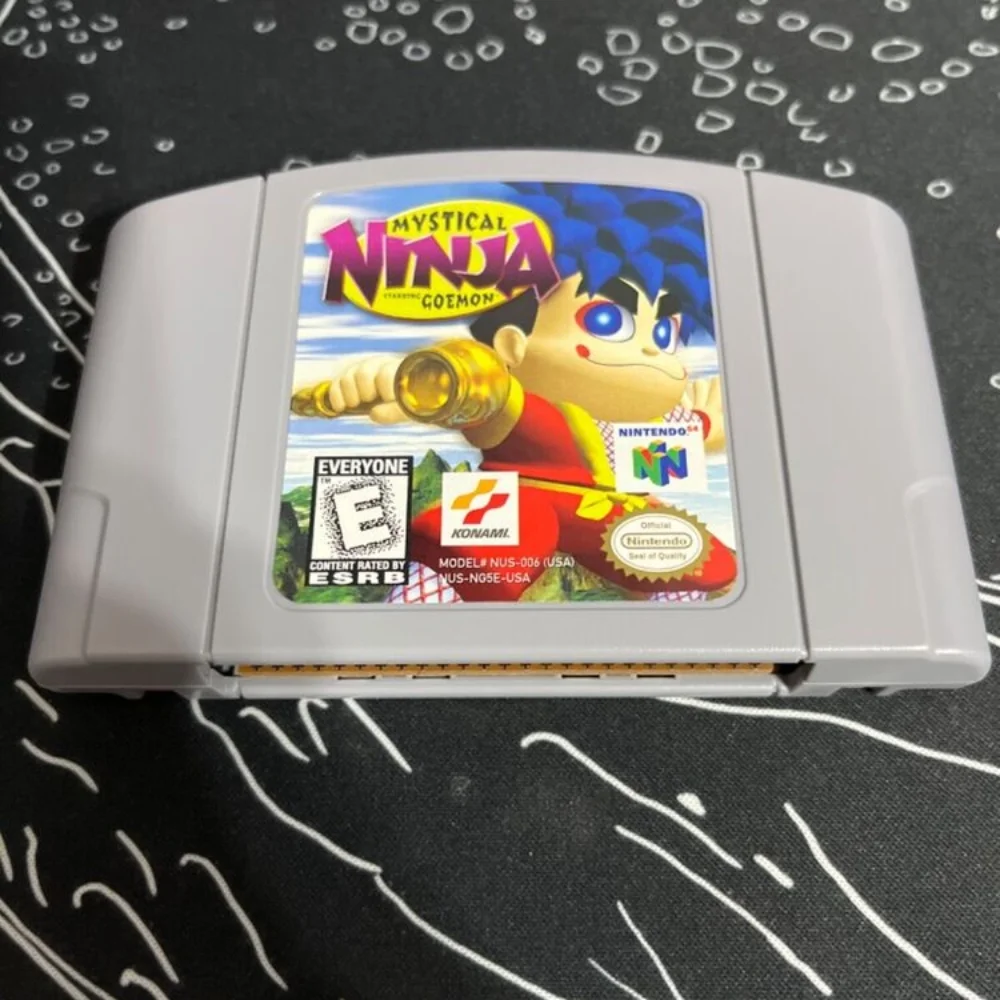 Mystical Ninja Starring Goemon (Nintendo 64, 1998) tested and working cartridges -