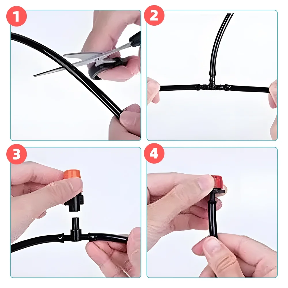 Irrigation System,With 4/7-inch Adjustable Drip Kit Adjustable Nozzle Kit - 49ft Patio Plant With Complete Drip Plant Drip Qisuo Drip Adjustable Dsfen Kit And Lawn 49ft Efficient Plant 4/7