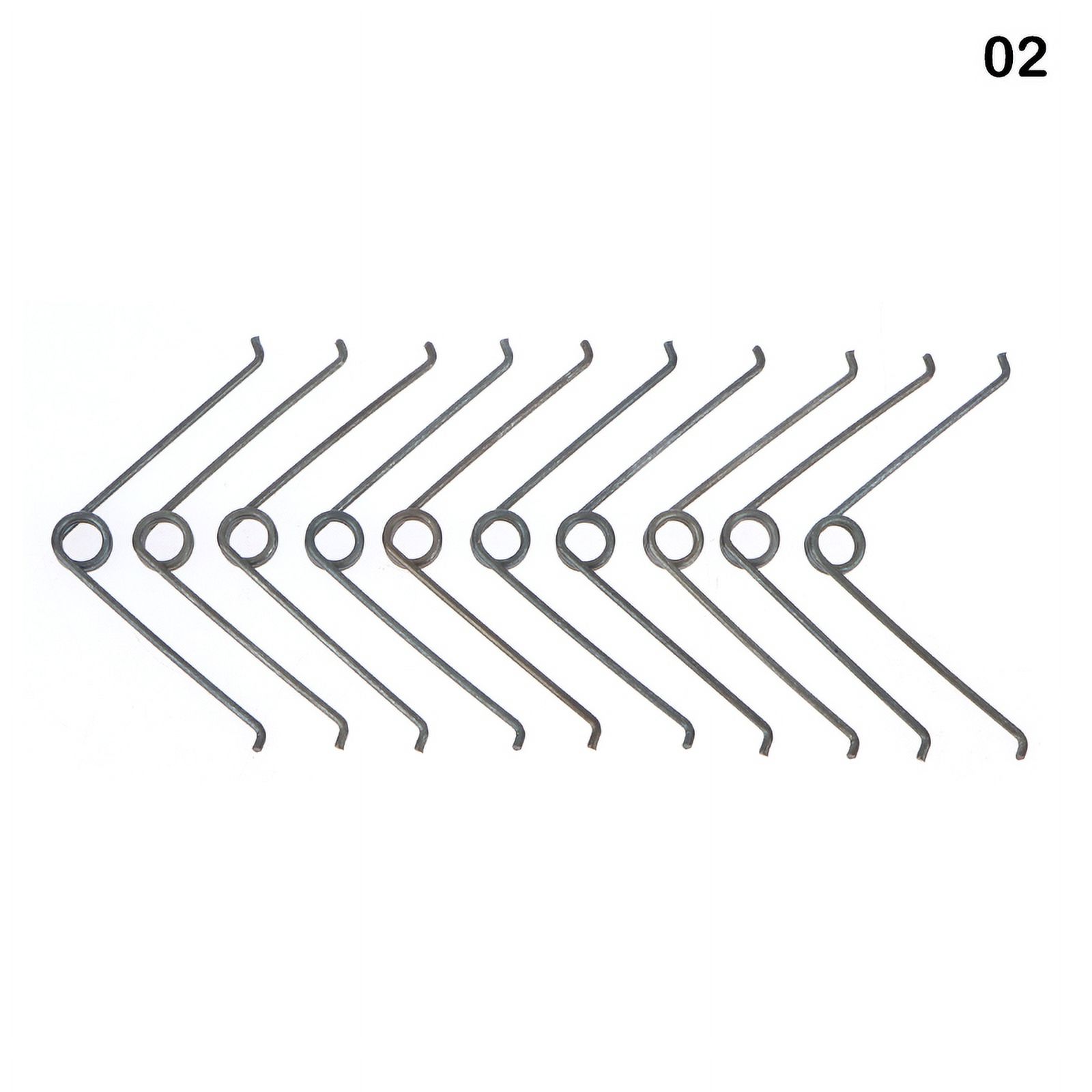 10Pcs Stainless Steel Compression Spring Fruit Branch Shears Round V-shape Spring Gardening Scissors Accessories Tool