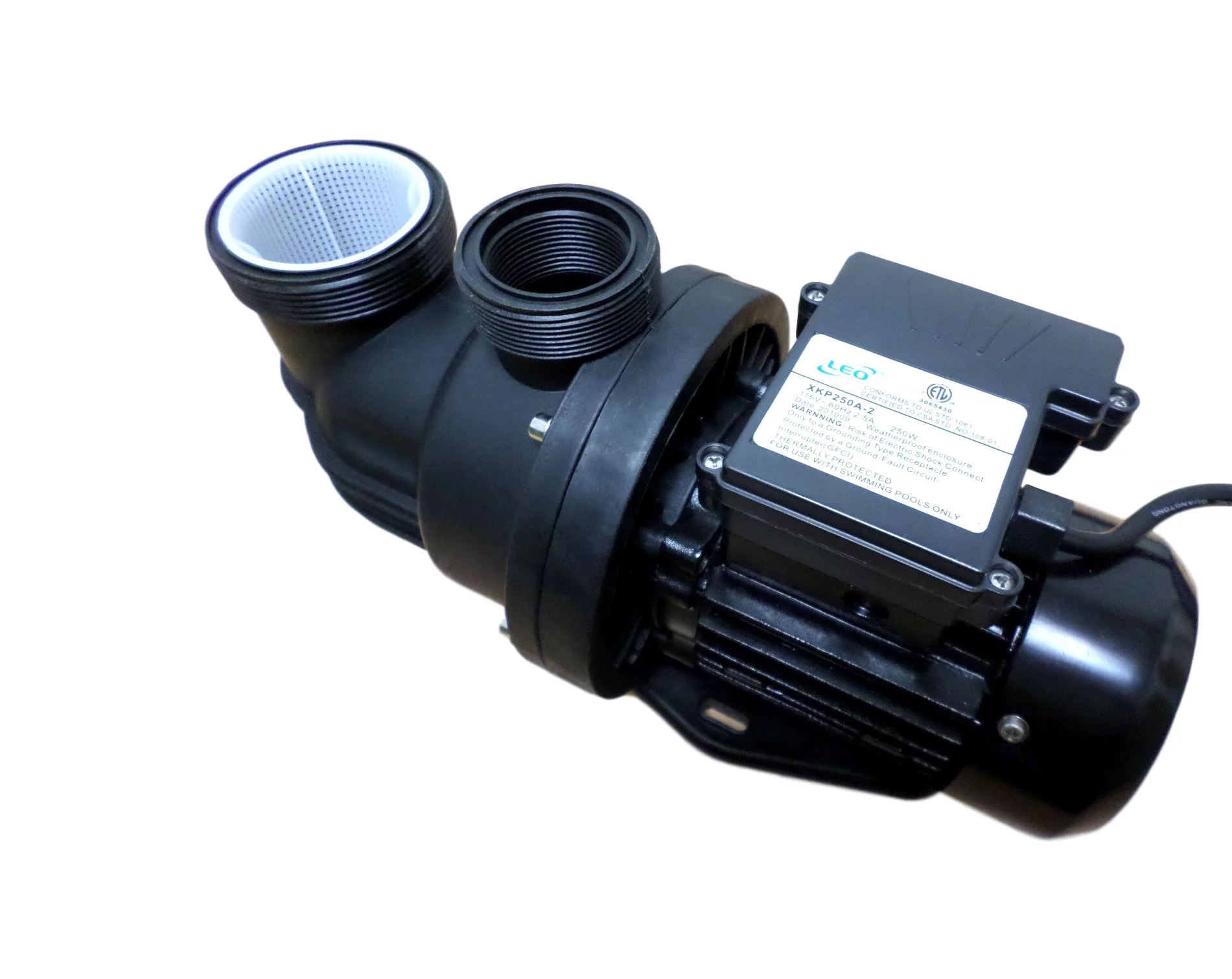 Spa, Bath & Fountain Centrifungal Pump .3HP 1/3HP 115V 250W 120V 60Hz 2.5Amps